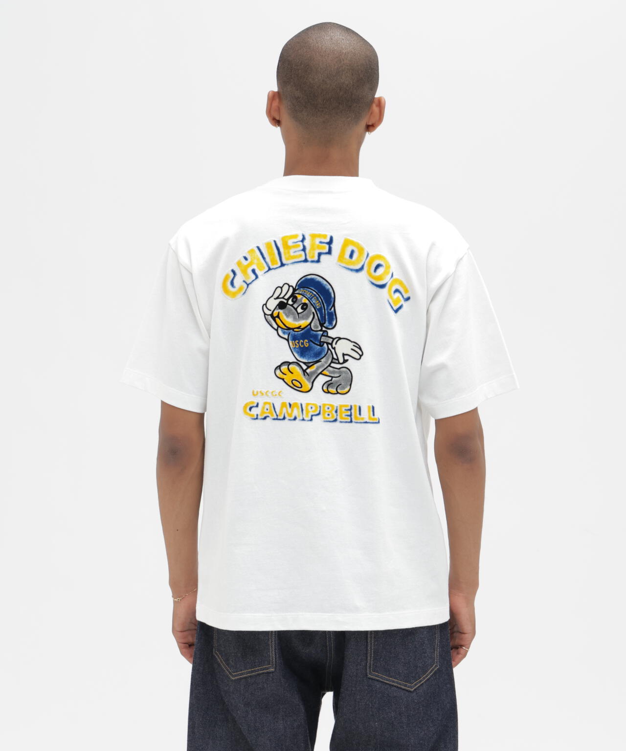 CHIEF DOG FLOCK PRINT T-SHIRT