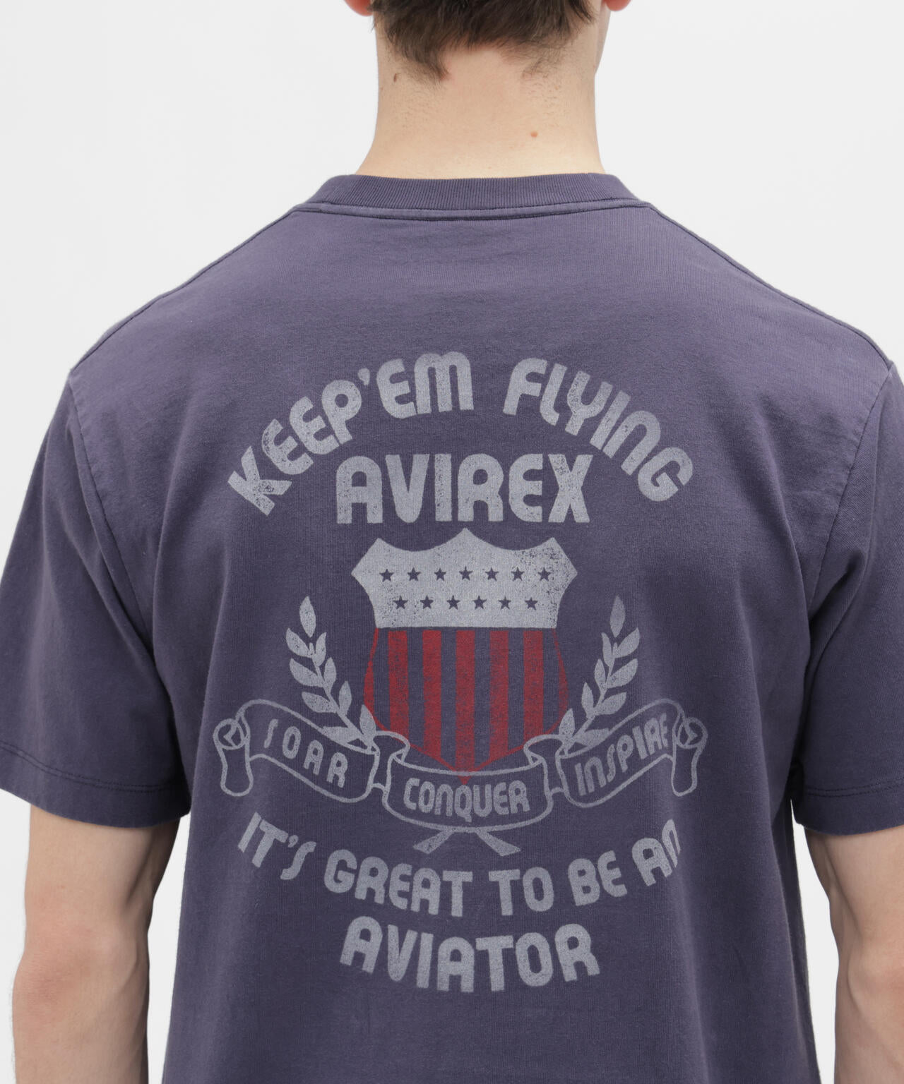 PRINT T-SHIRT ”KEEP EM FLYING”