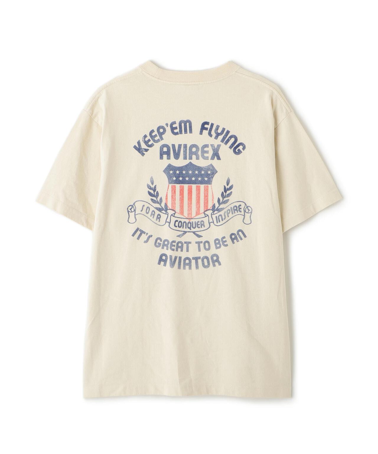 PRINT T-SHIRT ”KEEP EM FLYING”