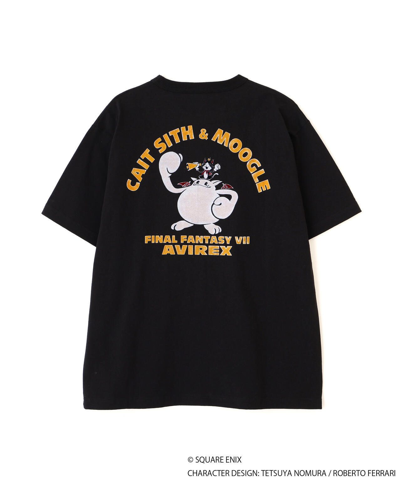 《AVIREX × FINAL FANTASY VII REMAKE》CREW NECK T-SHIRT ”CaitSith&MOOGLE”