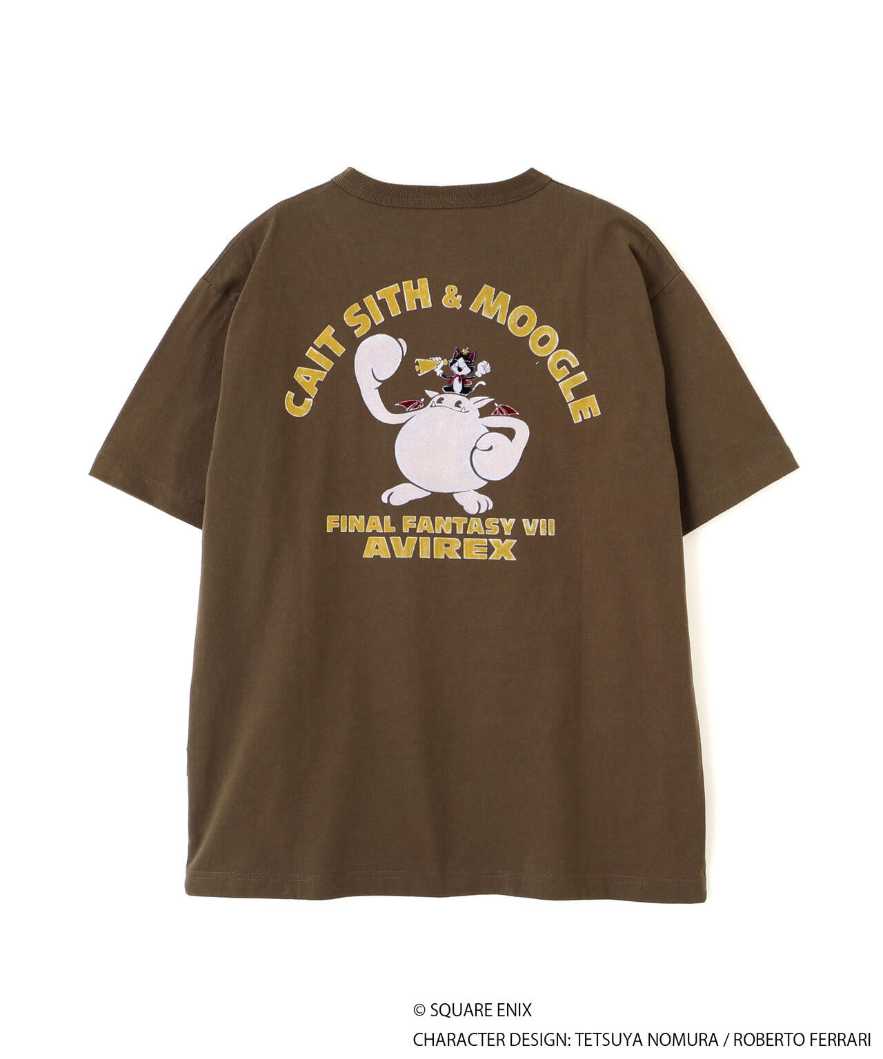 《AVIREX × FINAL FANTASY VII REMAKE》CREW NECK T-SHIRT ”CaitSith&MOOGLE”