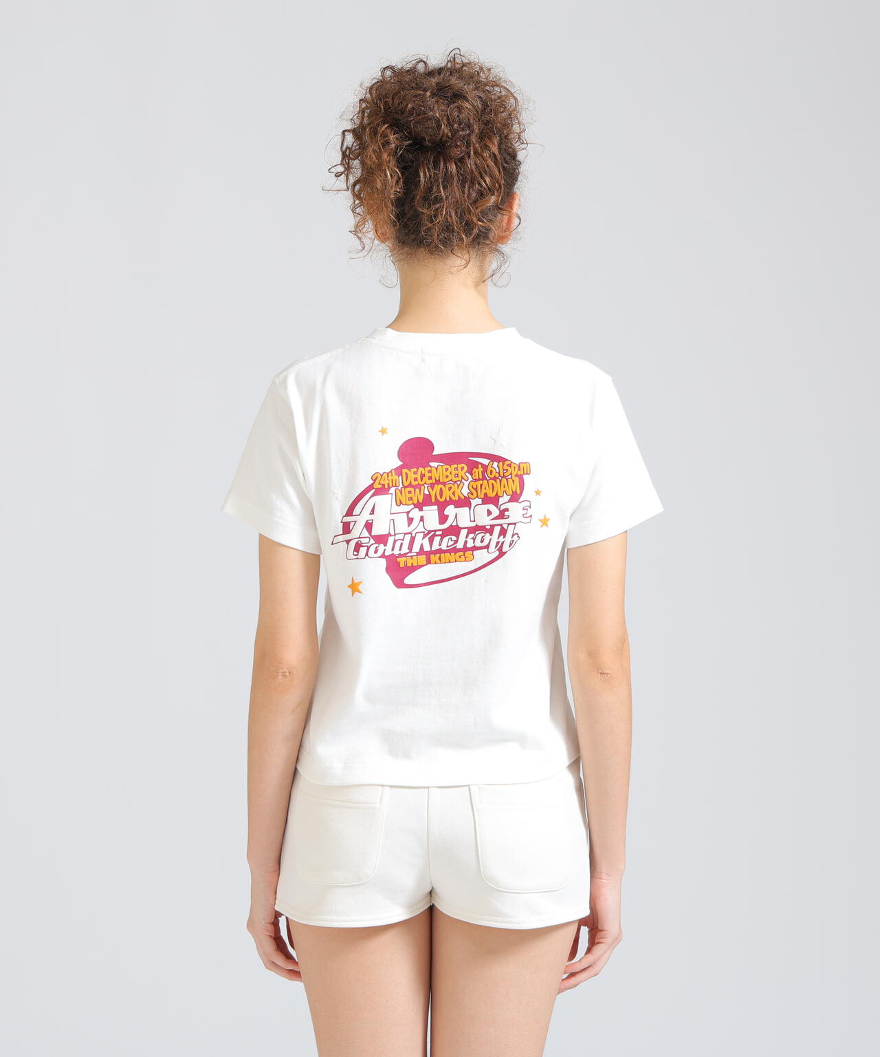 GOLD KICKOFF PUFF PRINT T-SHIRT