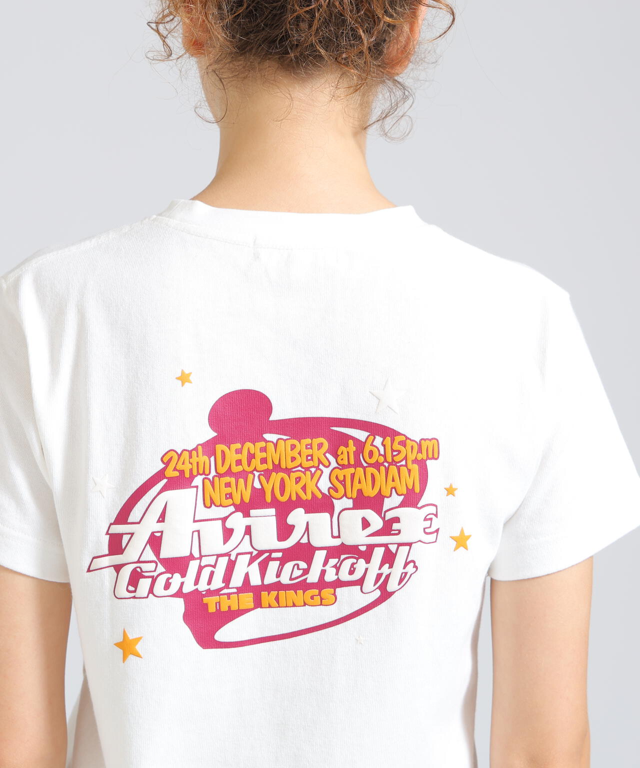 GOLD KICKOFF PUFF PRINT T-SHIRT