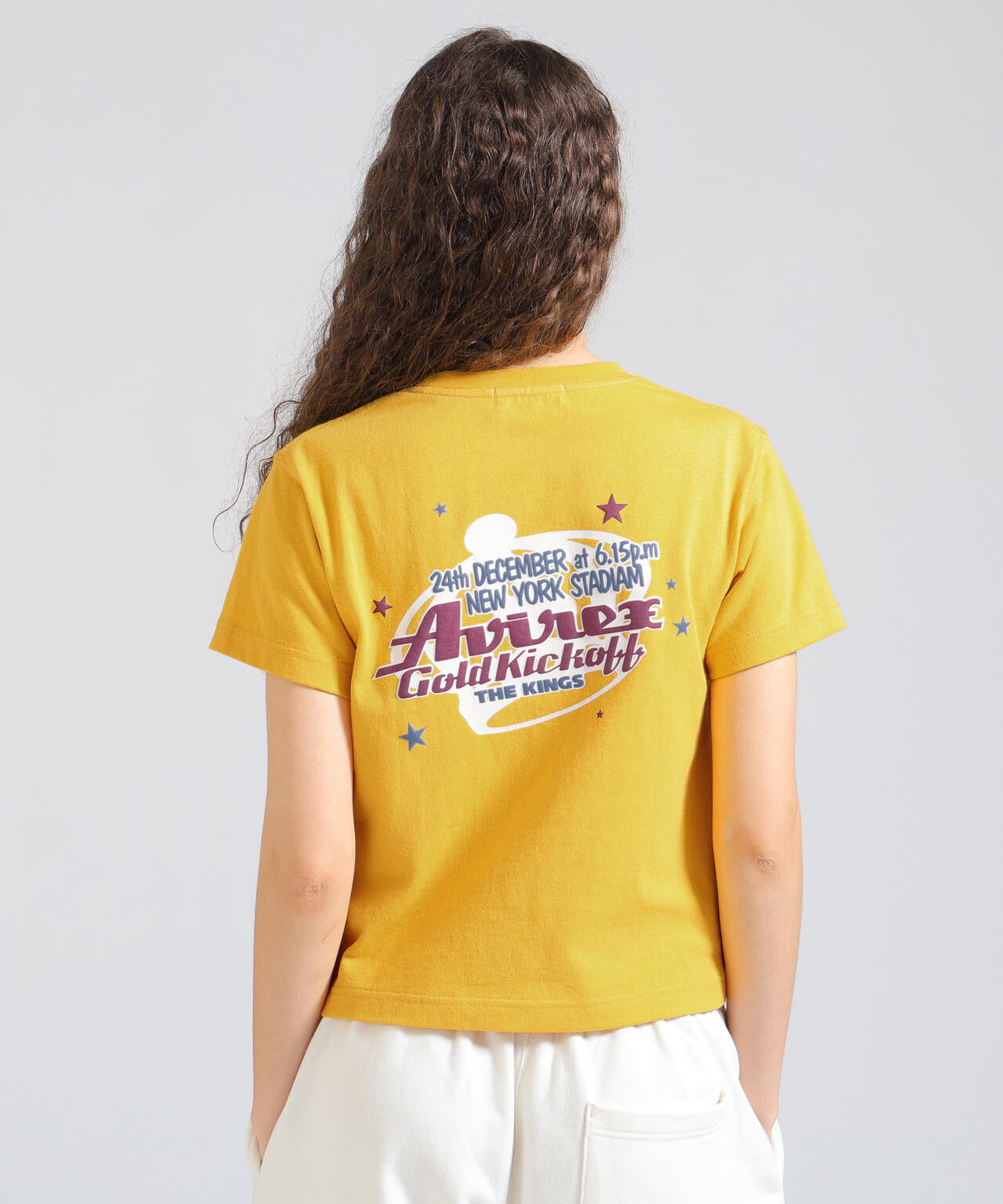 GOLD KICKOFF PUFF PRINT T-SHIRT