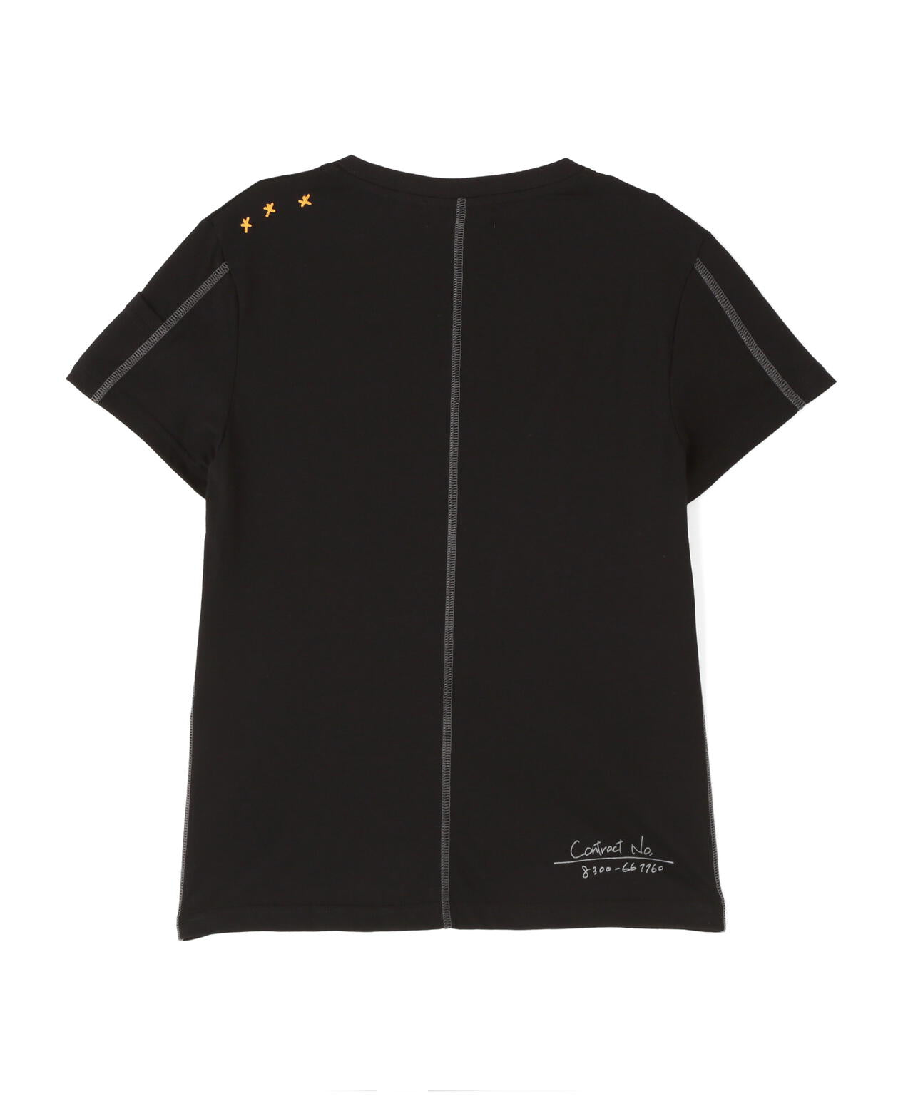 《直営店限定》KEY NECK EMBROIDERY T-SHIRT