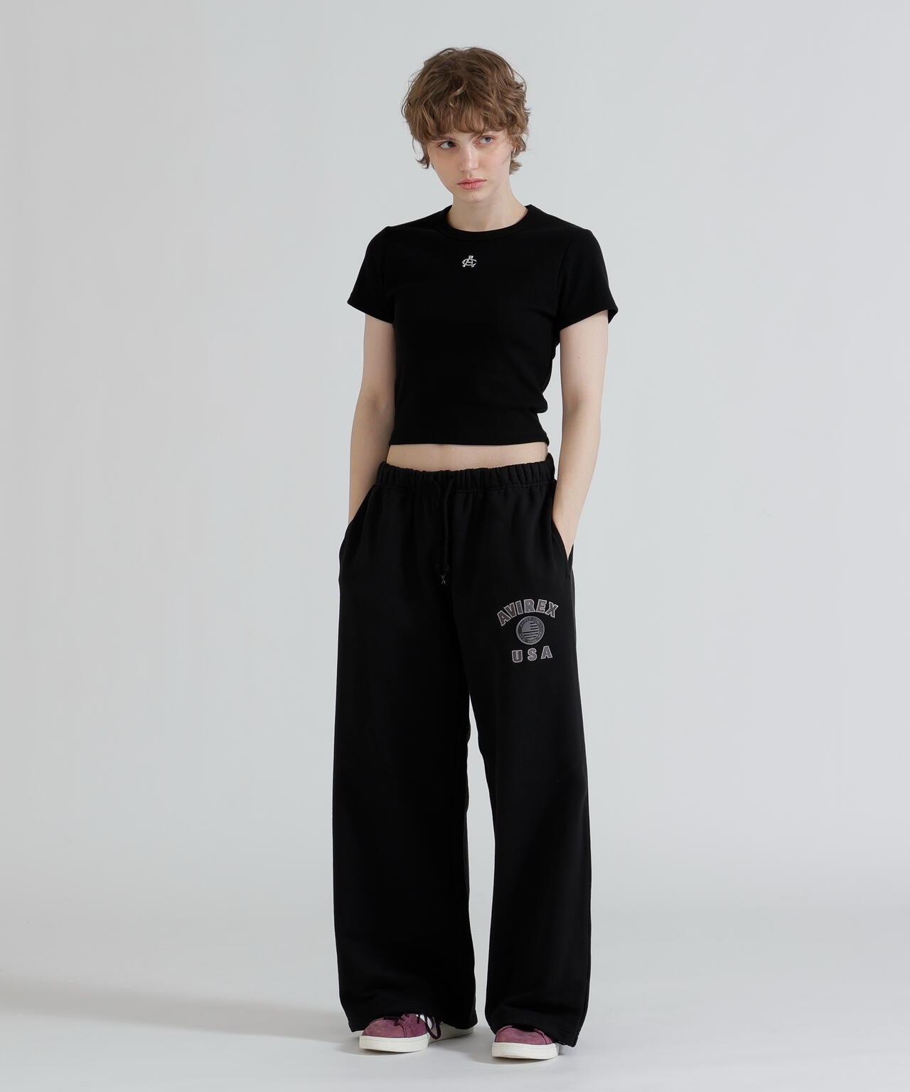 《直営店限定》S/S AC RIB T-SHIRT