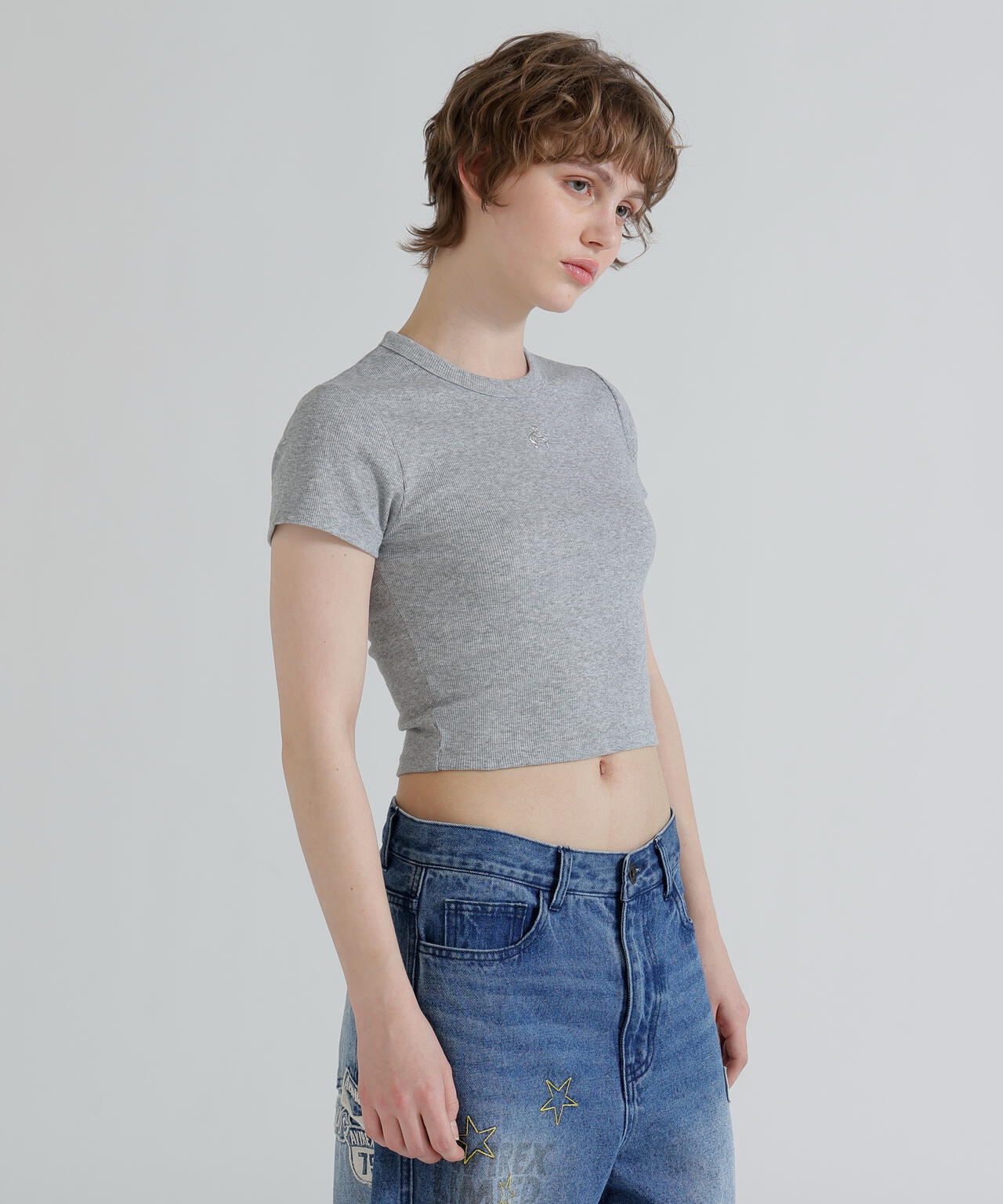 《直営店限定》S/S AC RIB T-SHIRT
