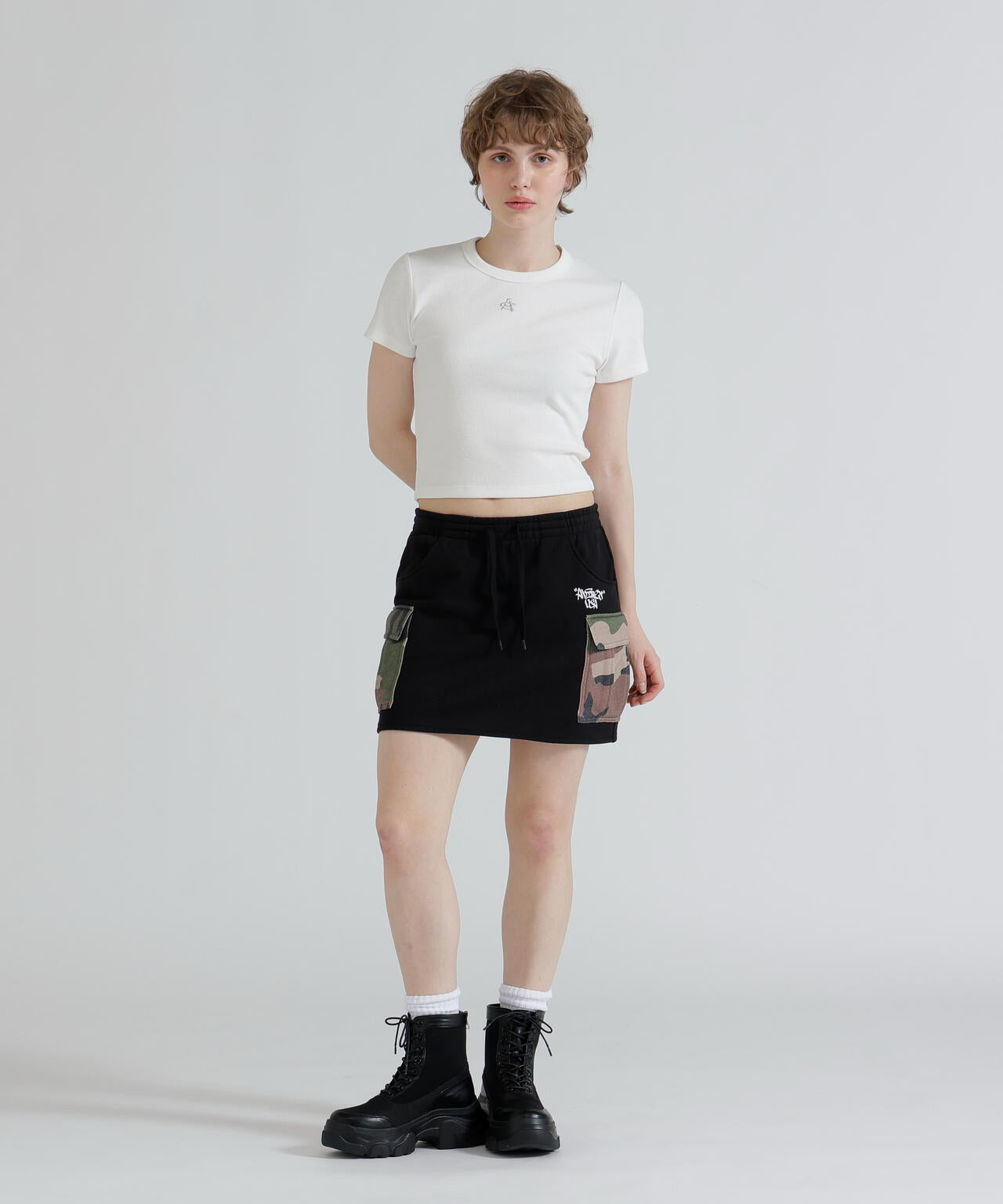 《直営店限定》S/S AC RIB T-SHIRT