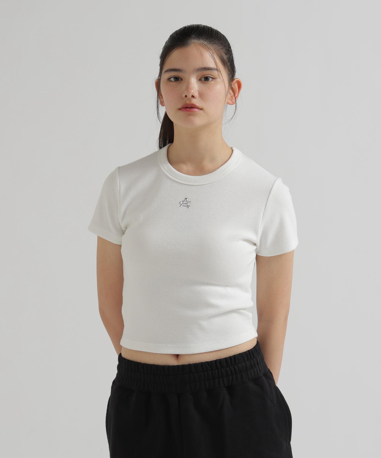 《直営店限定》S/S AC RIB T-SHIRT