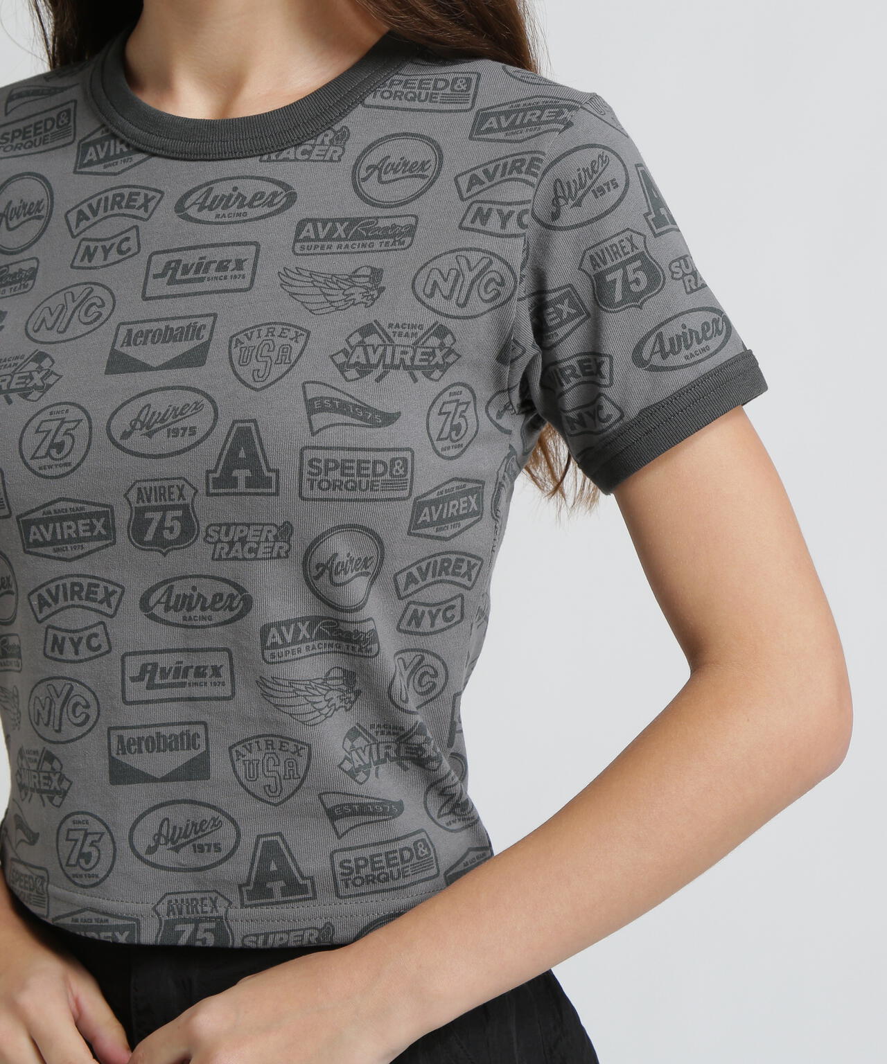 《直営店限定》S/S RINGER PATCH MOTIF FULL PRINT T-SHIRT