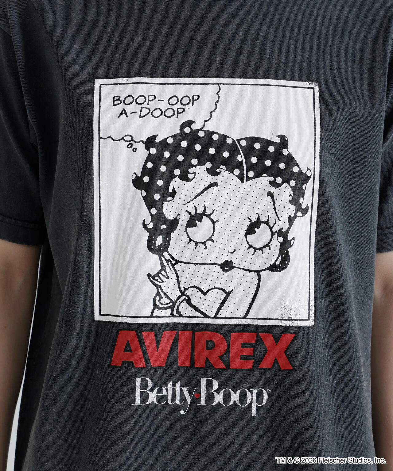 《AVIREX × Betty Boop》FADE WASH S/S T-SHIRT