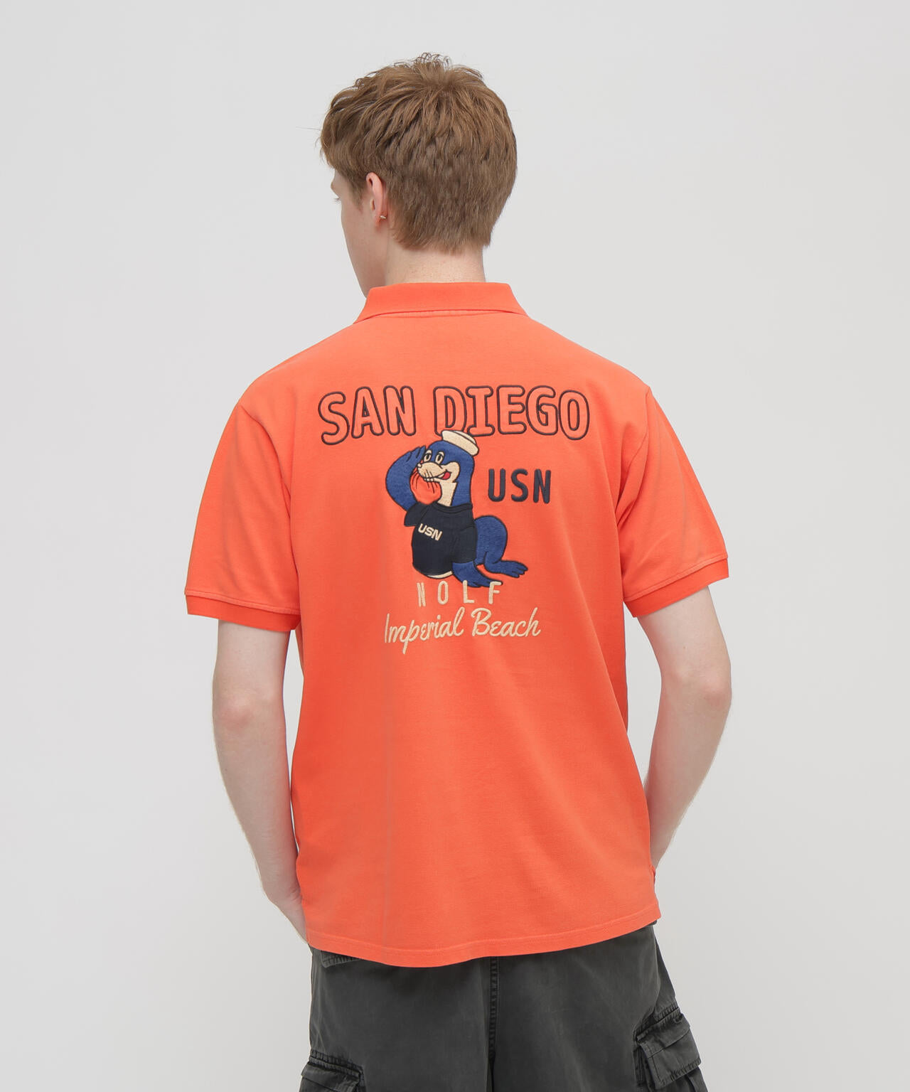 EMB POLO SHIRT ”SEAL”