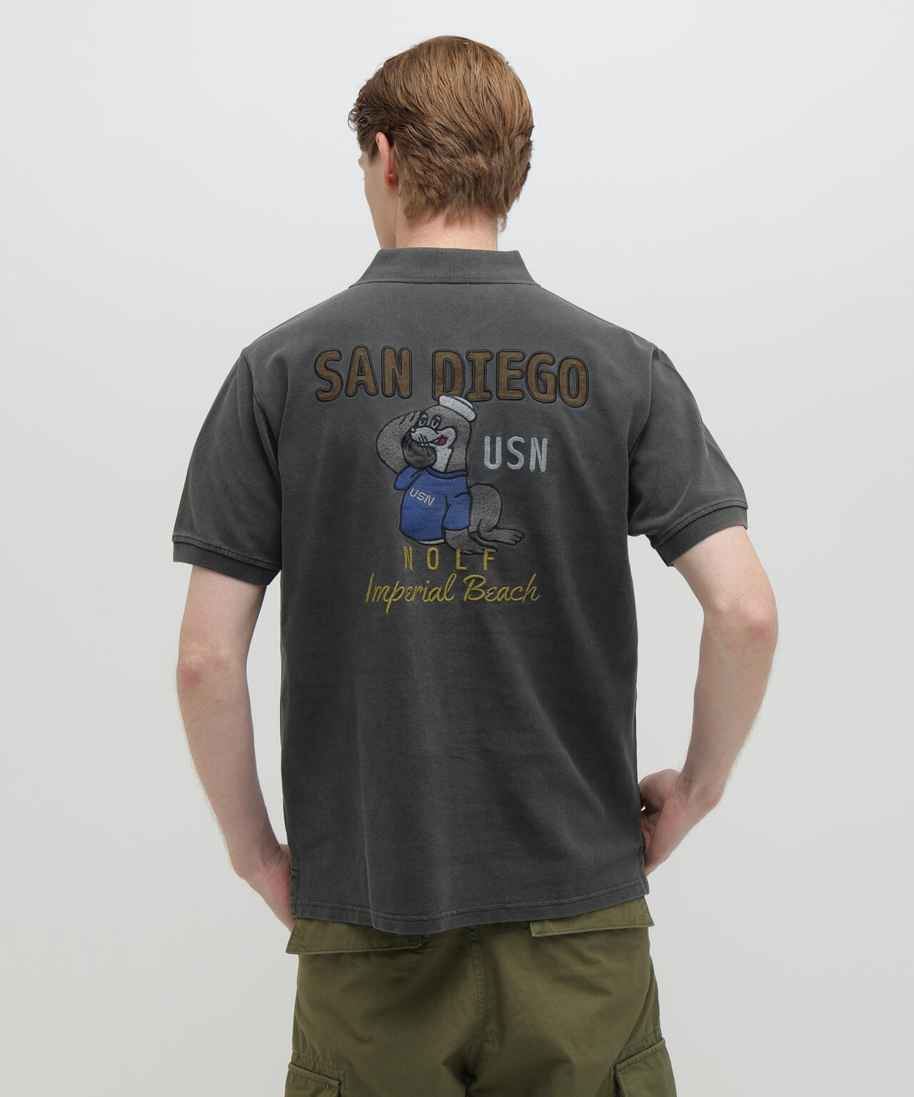 EMB POLO SHIRT ”SEAL”