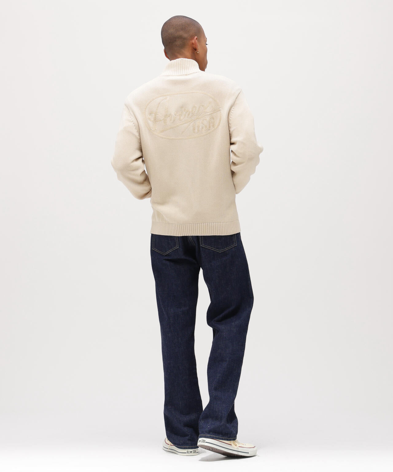 《A.A.R.C》COTTON ZIP UP KNIT