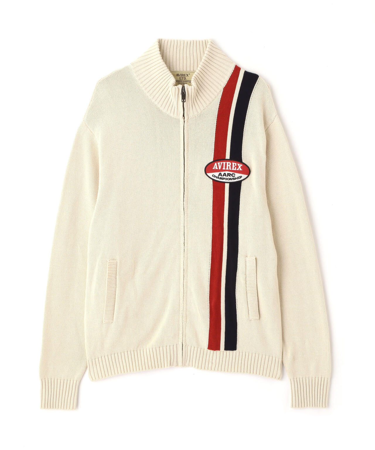 《A.A.R.C》COTTON ZIP UP KNIT