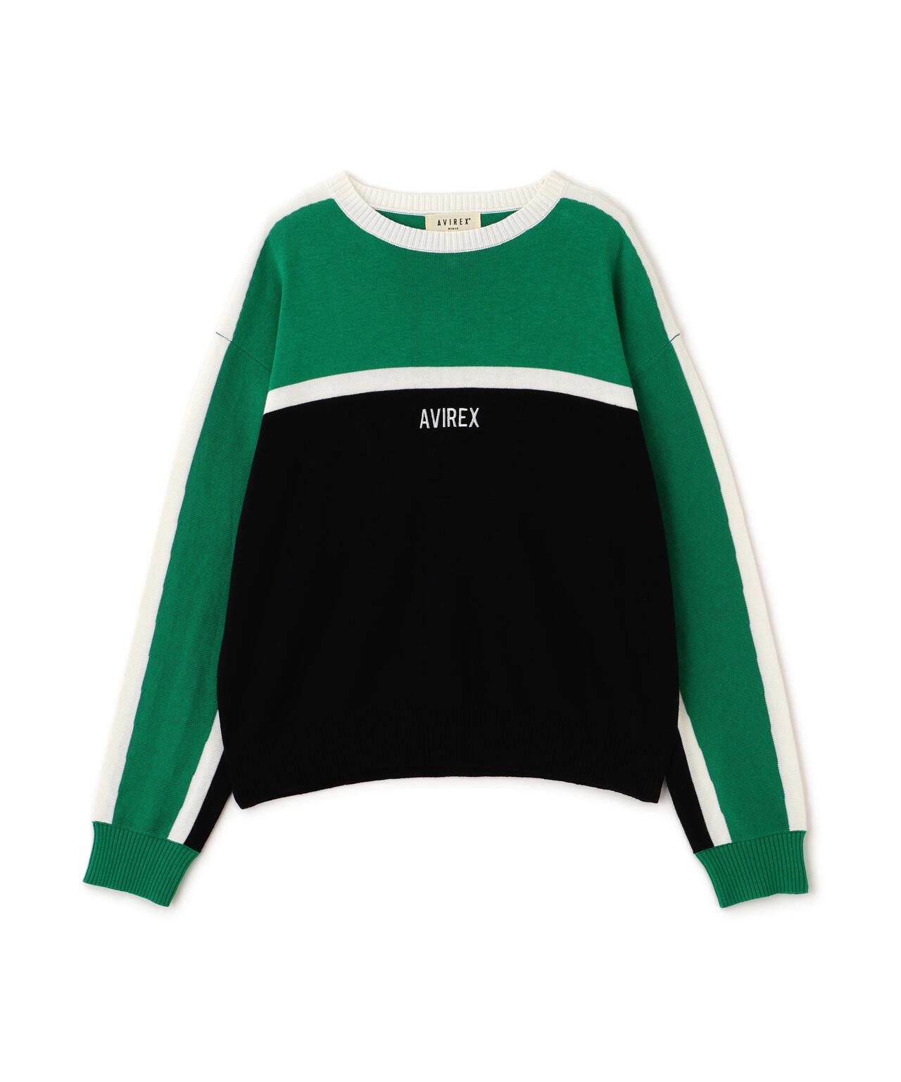 MULTI-TONE KNIT PULLOVER