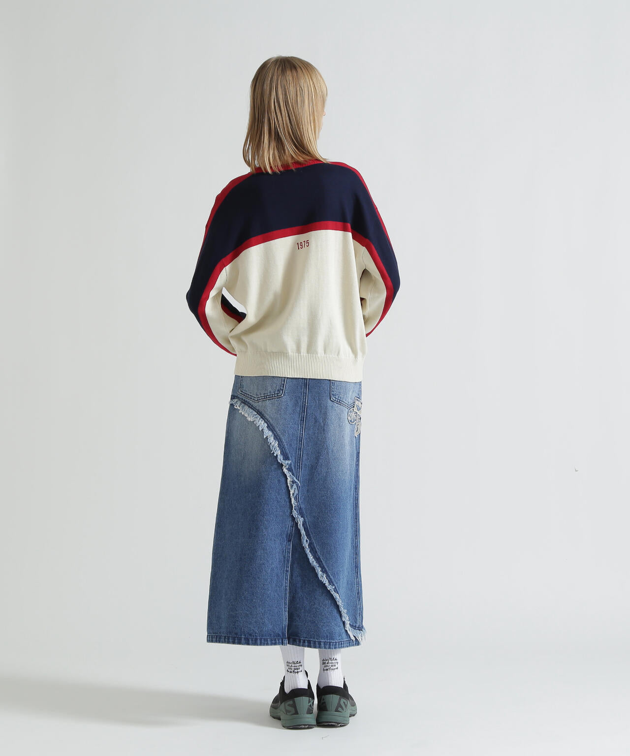 MULTI-TONE KNIT PULLOVER