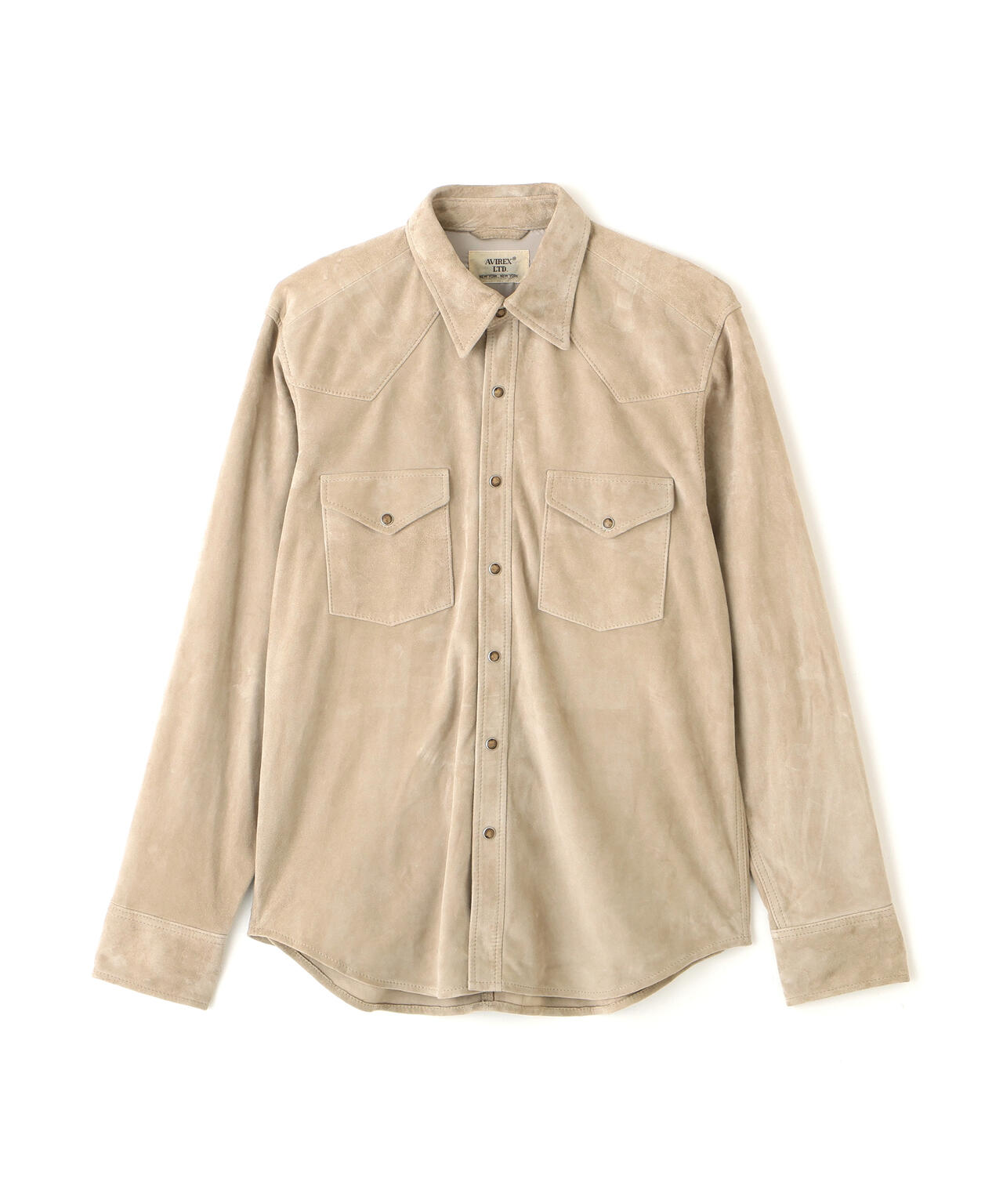 GOAT SUEDE WESTERN SHIRT