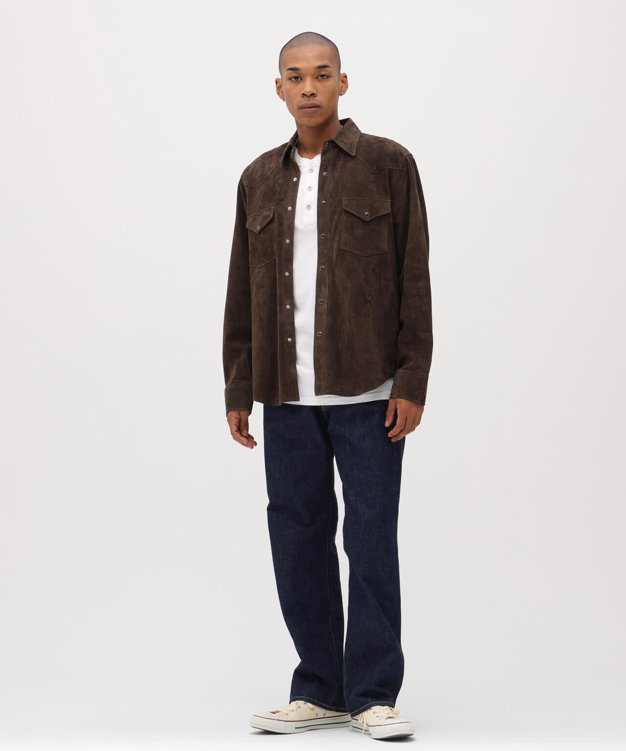 GOAT SUEDE WESTERN SHIRT