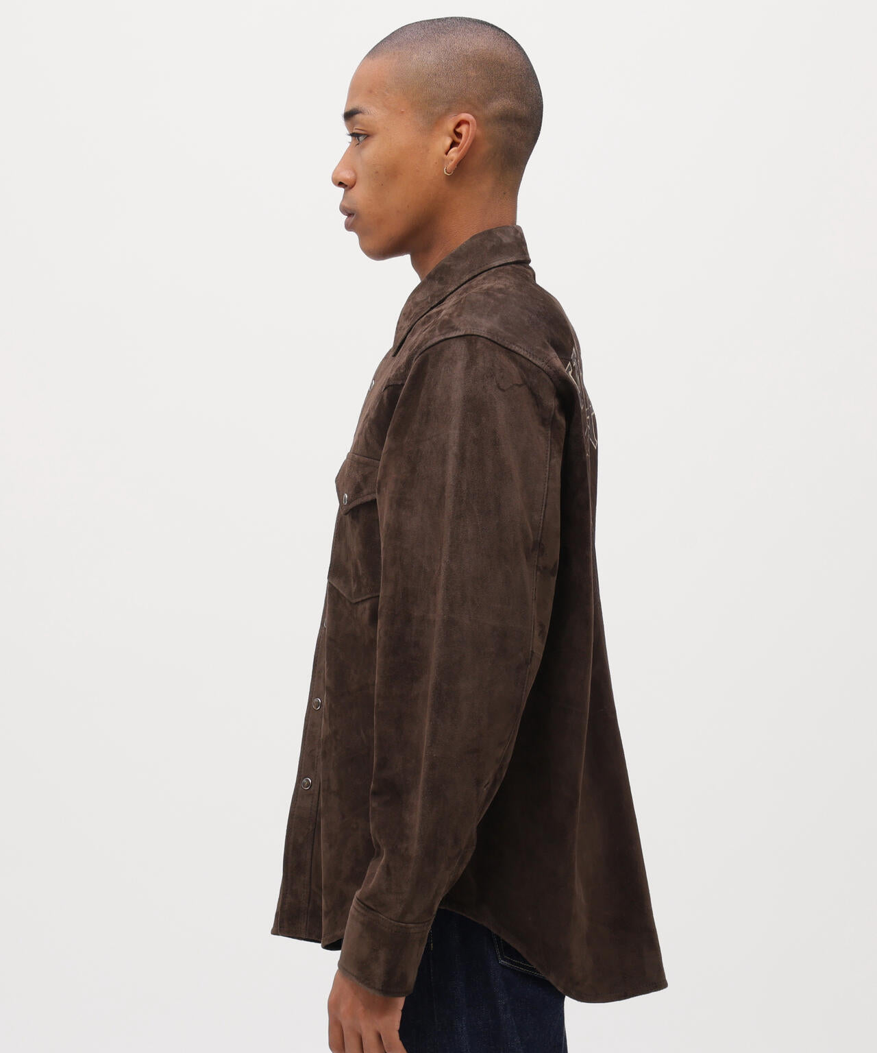 GOAT SUEDE WESTERN SHIRT