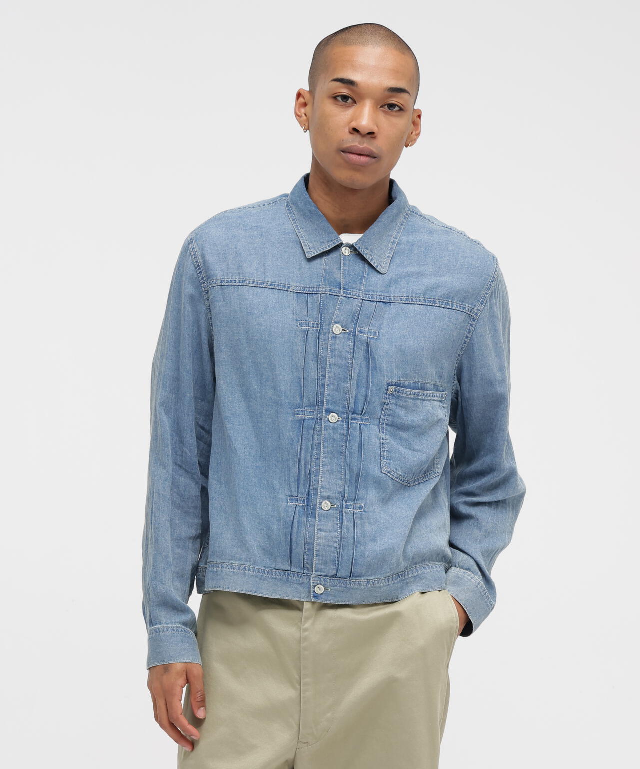 WIND THROUGH DENIM JAKET