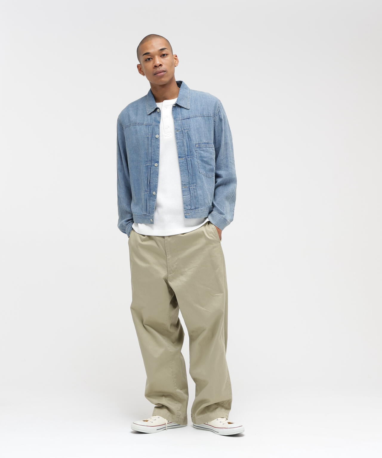 WIND THROUGH DENIM JAKET