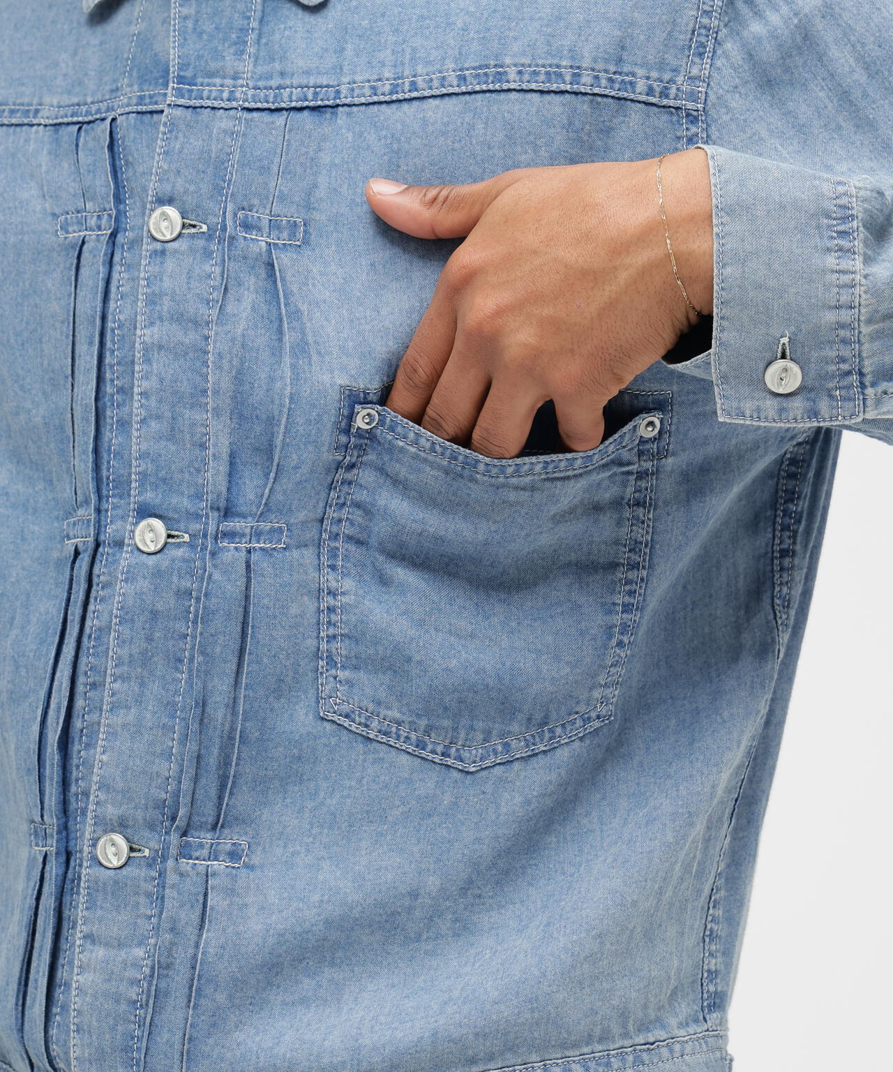 WIND THROUGH DENIM JAKET