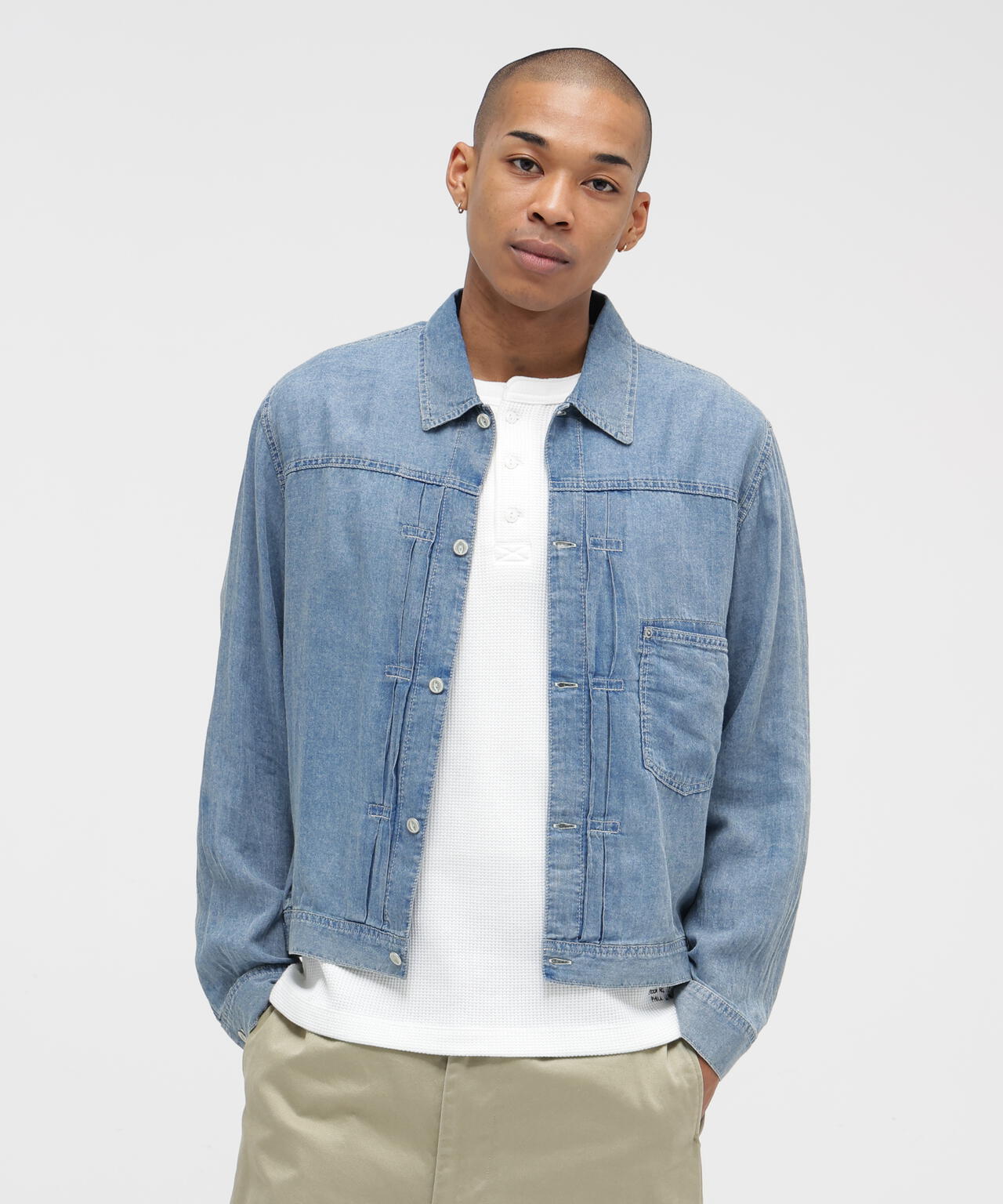 WIND THROUGH DENIM JAKET