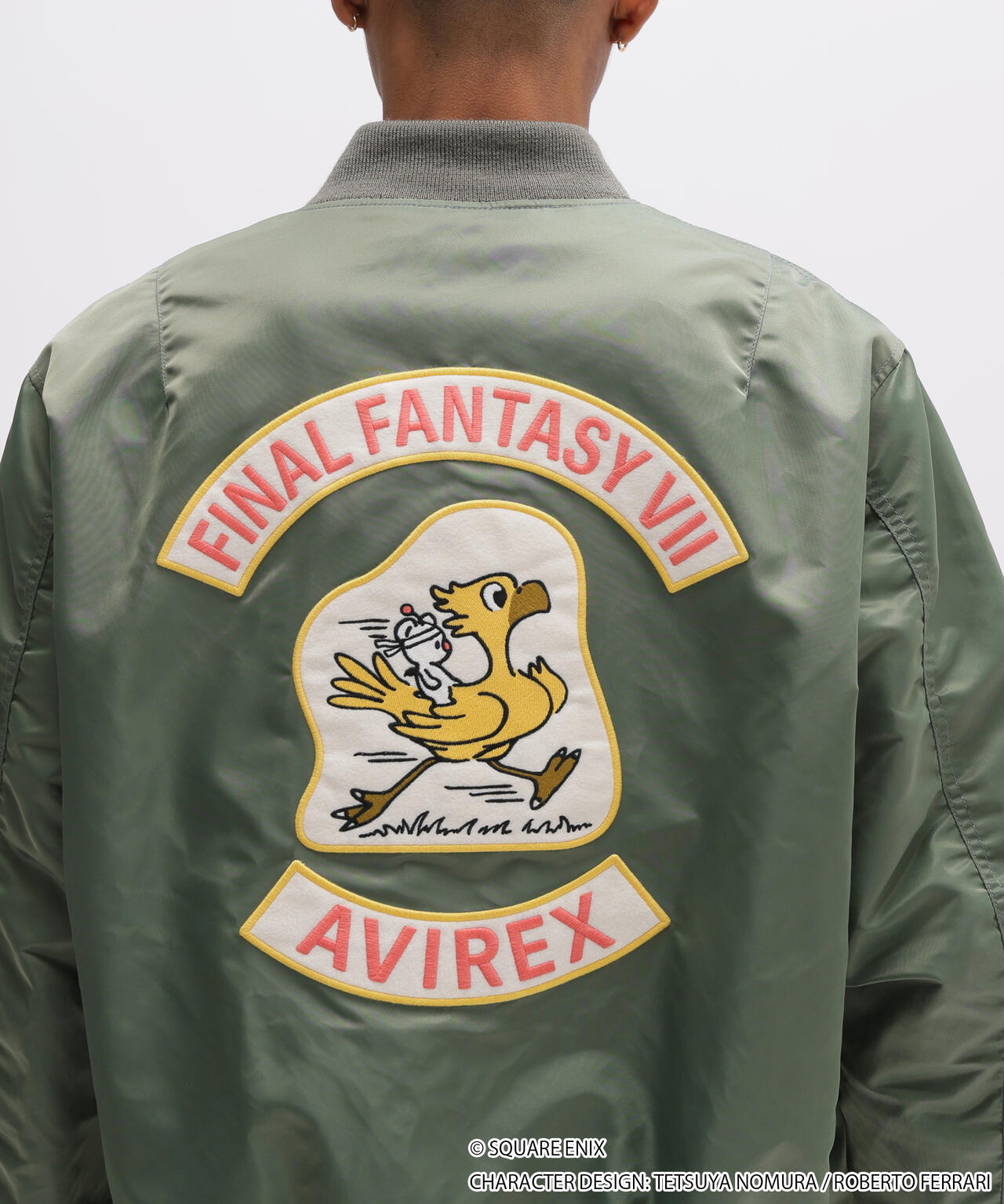 《AVIREX × FINAL FANTASY VII REMAKE》MA-1 CHOCOBO