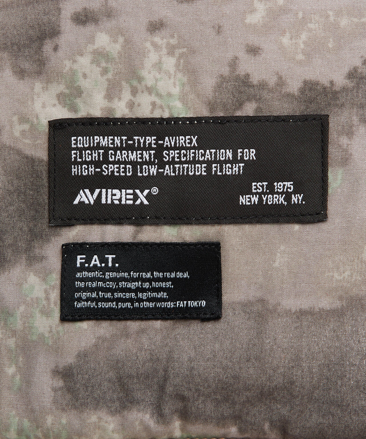 《AVIREX｜F.A.T.》A-65F.TAC
