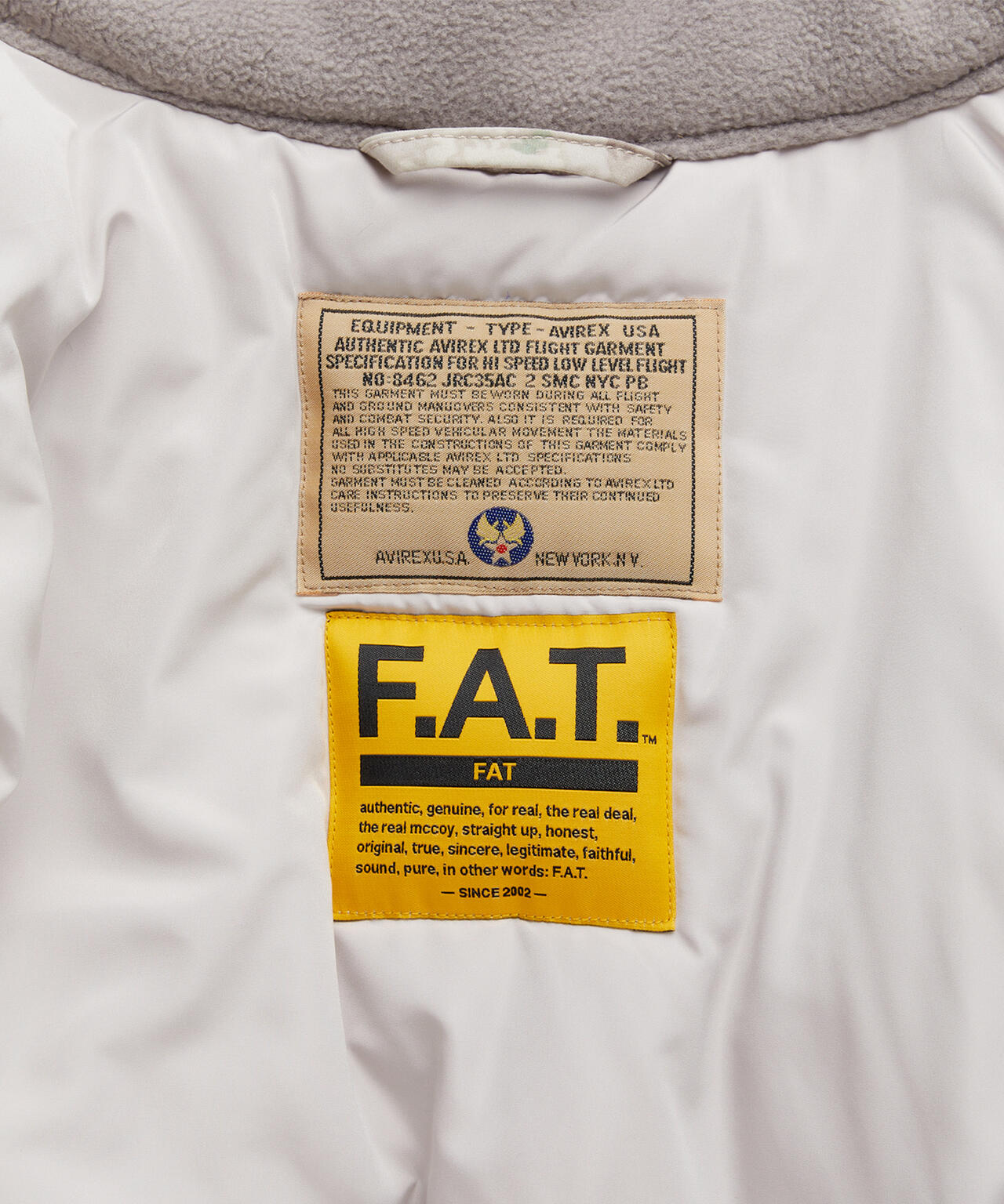 《AVIREX｜F.A.T.》A-65F.TAC