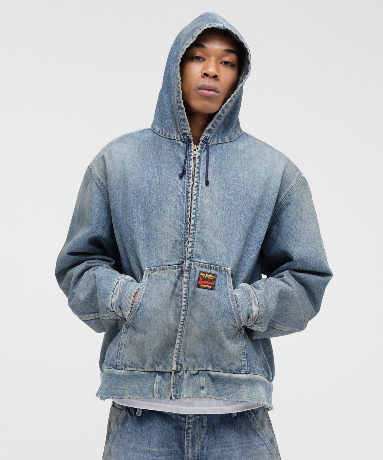 《AVIREX｜MOANDMO CLOTHING》DENIM ACTIVE PARKA