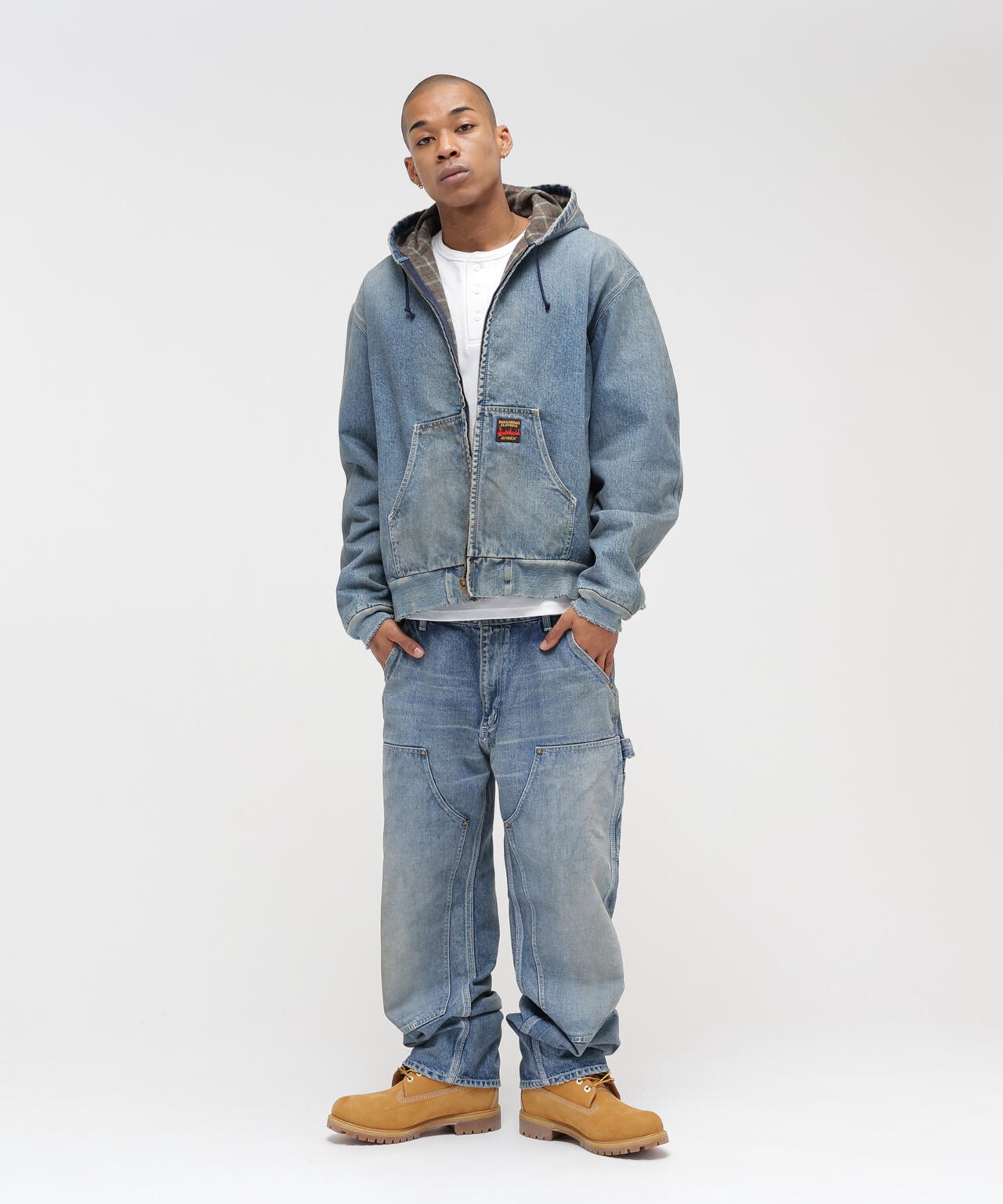 《AVIREX｜MOANDMO CLOTHING》DENIM ACTIVE PARKA