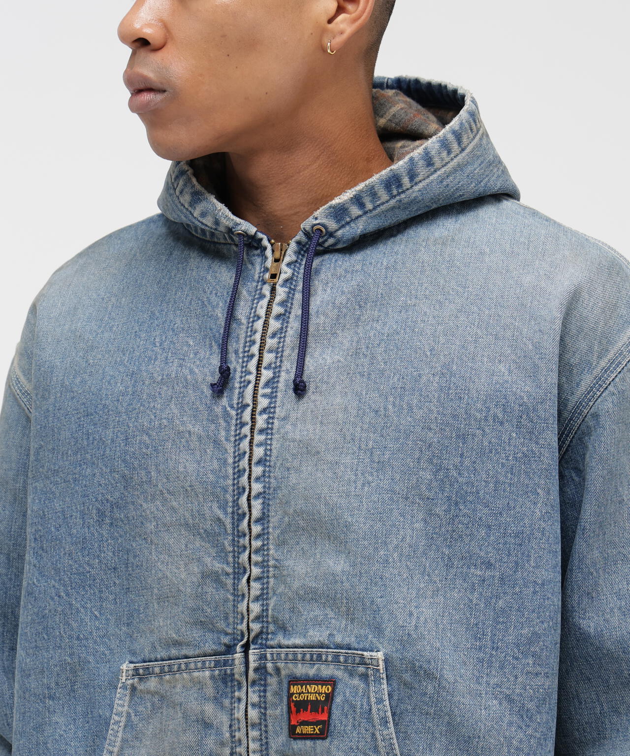 《AVIREX｜MOANDMO CLOTHING》DENIM ACTIVE PARKA