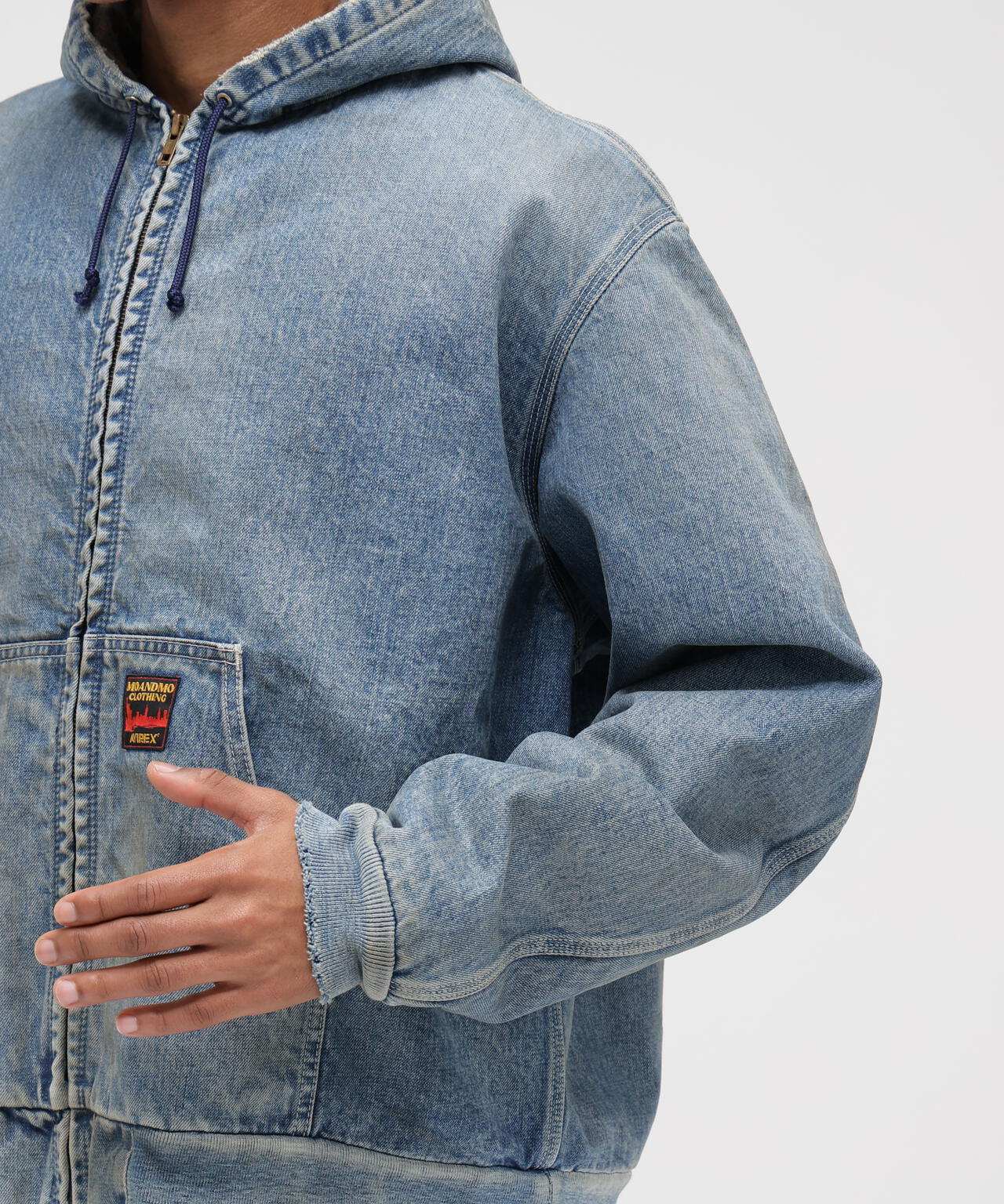《AVIREX｜MOANDMO CLOTHING》DENIM ACTIVE PARKA