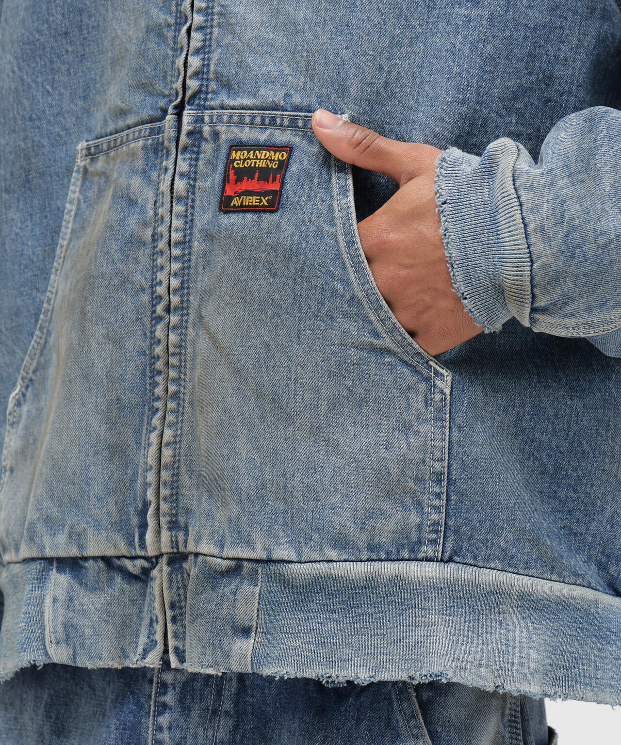 《AVIREX｜MOANDMO CLOTHING》DENIM ACTIVE PARKA
