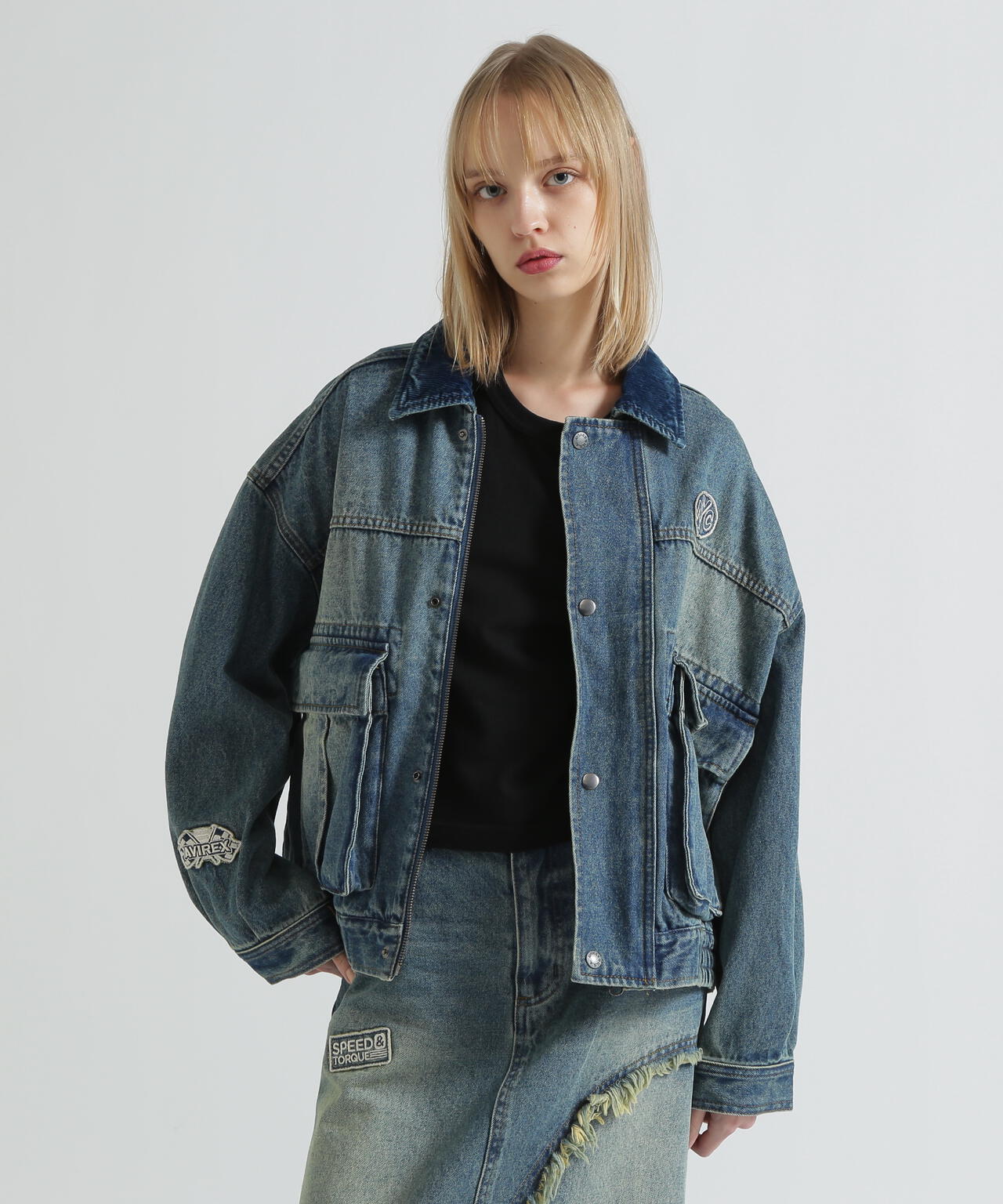 OVERSIZED WAPPEN DENIM JACKET