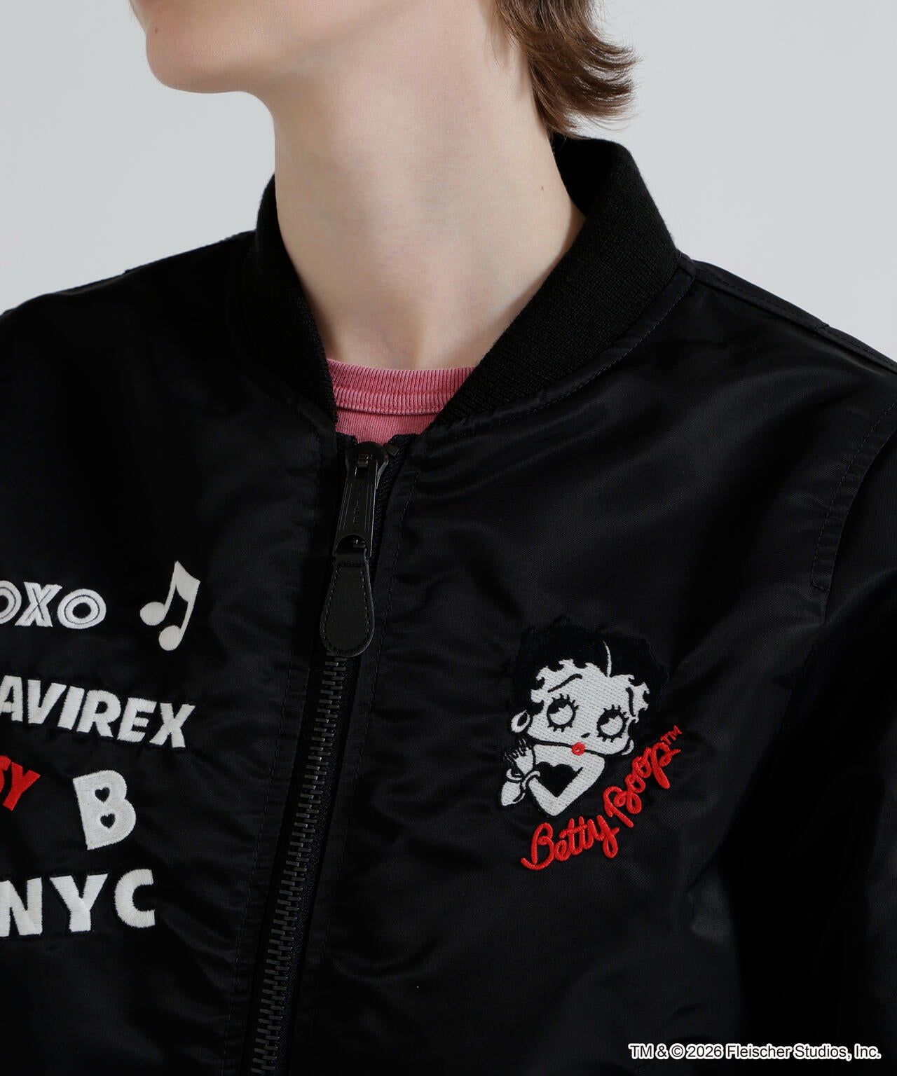 《AVIREX × Betty Boop》LIGHT MA-1