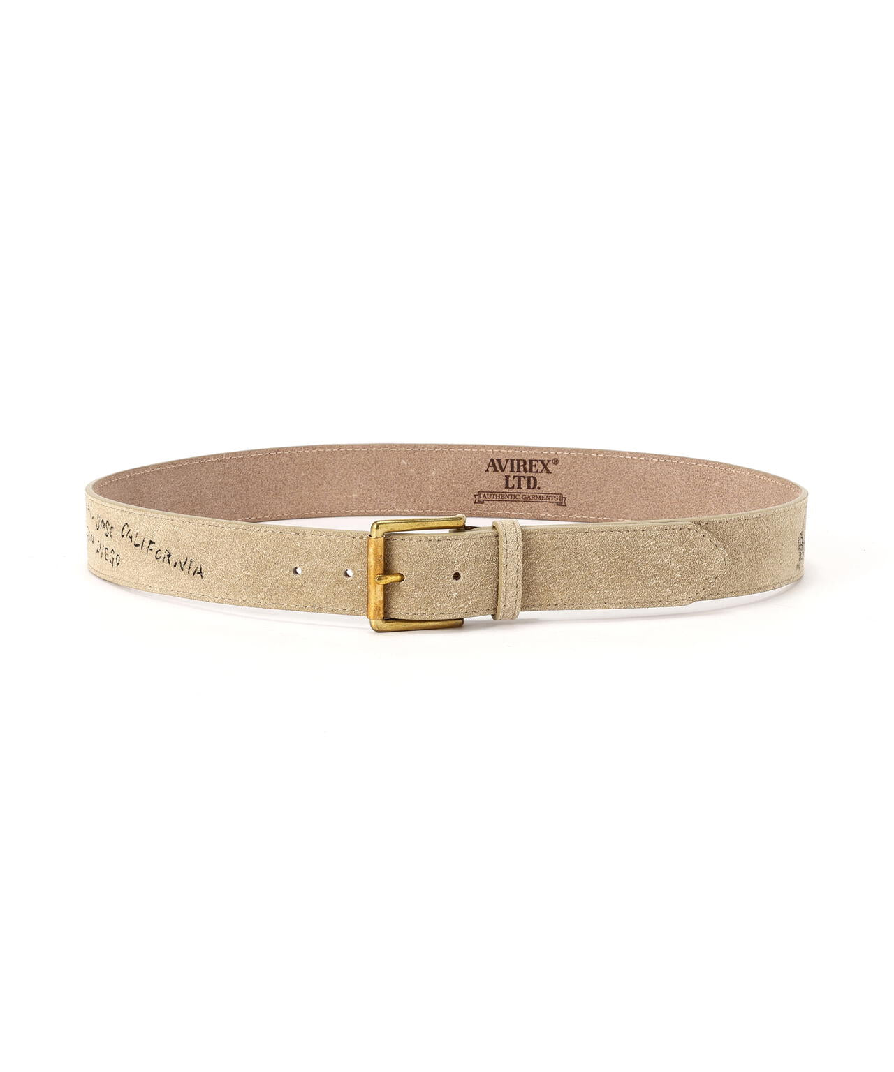 JAPAN MADE SUEDE BELT ”USN”