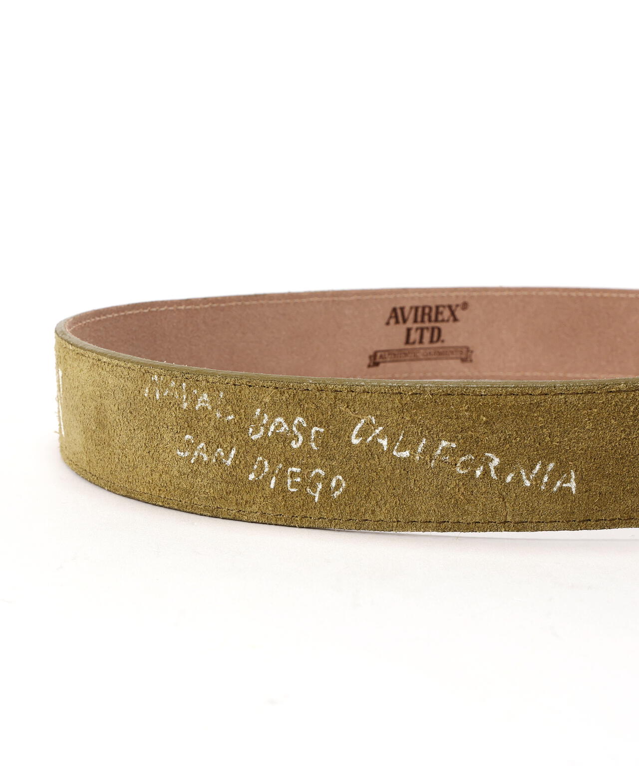 JAPAN MADE SUEDE BELT ”USN”