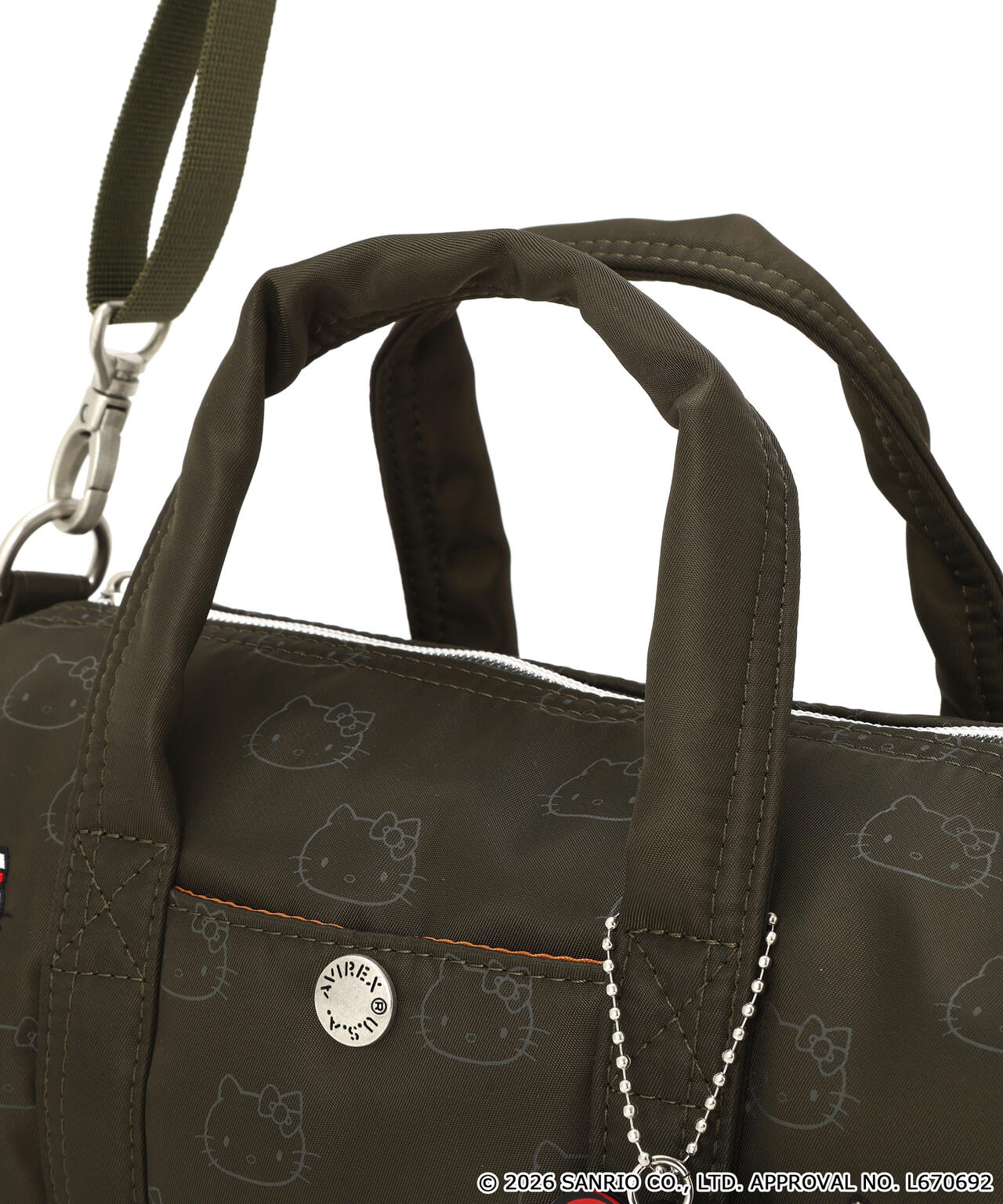 《AVIREX×HELLO KITTY》MINI DUFFLE BAG