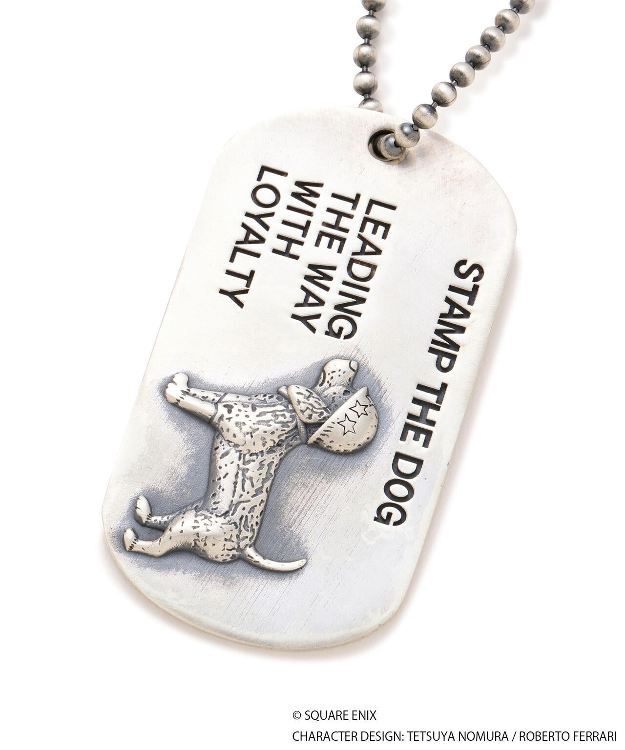 《AVIREX × FINAL FANTASY VII REMAKE》 DOG TAG STAMP THE DOG