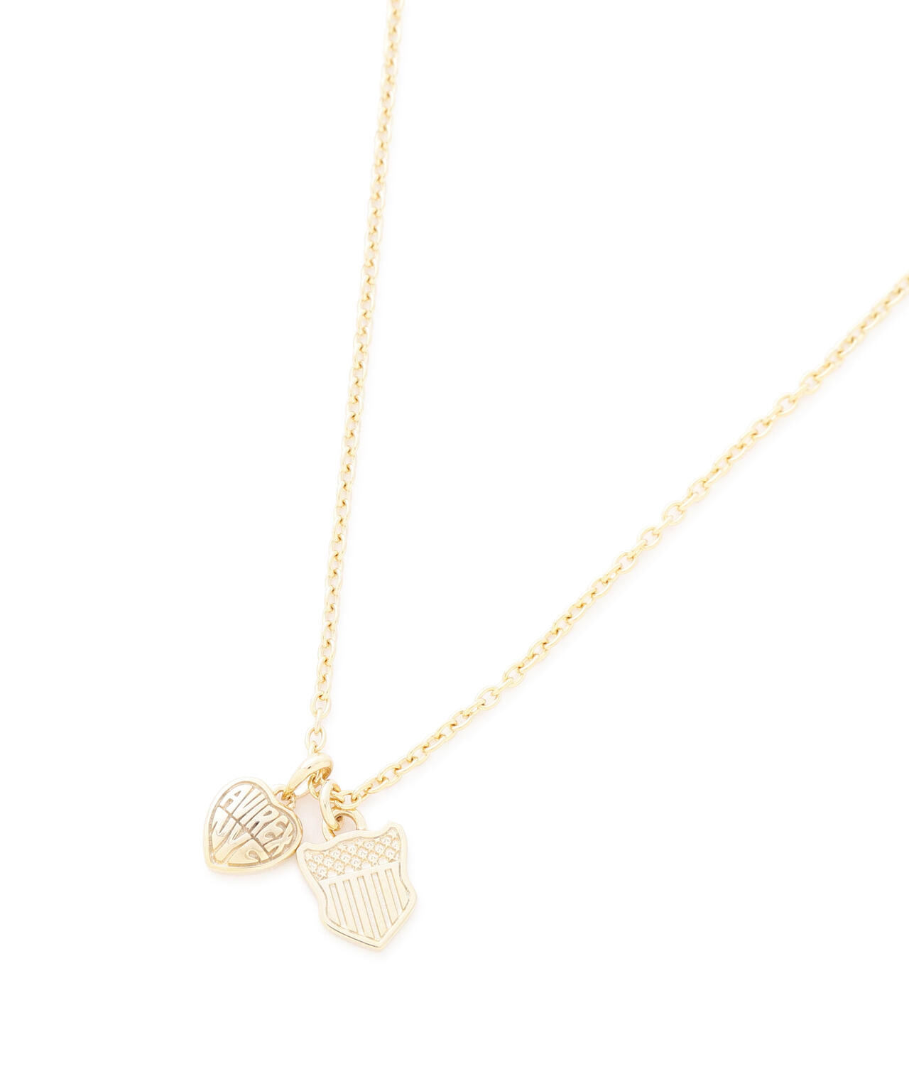 HEART 2TOP NECKLACE（GOLD) by J.H.M CO.LTD.