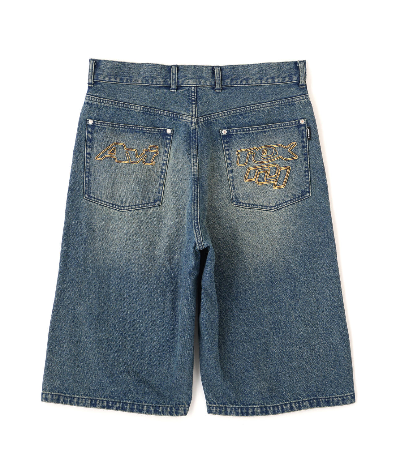 GOALERS EMBROIDERY DENIM SHORTS