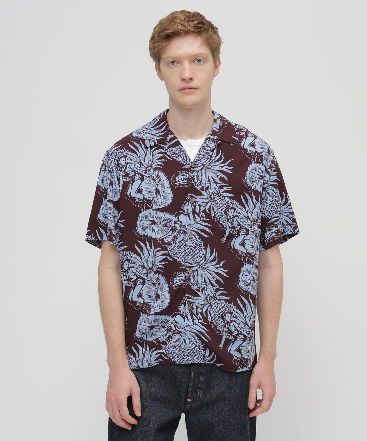 ALOHA SHIRT”PIN-UP＆PINEAPPLE”