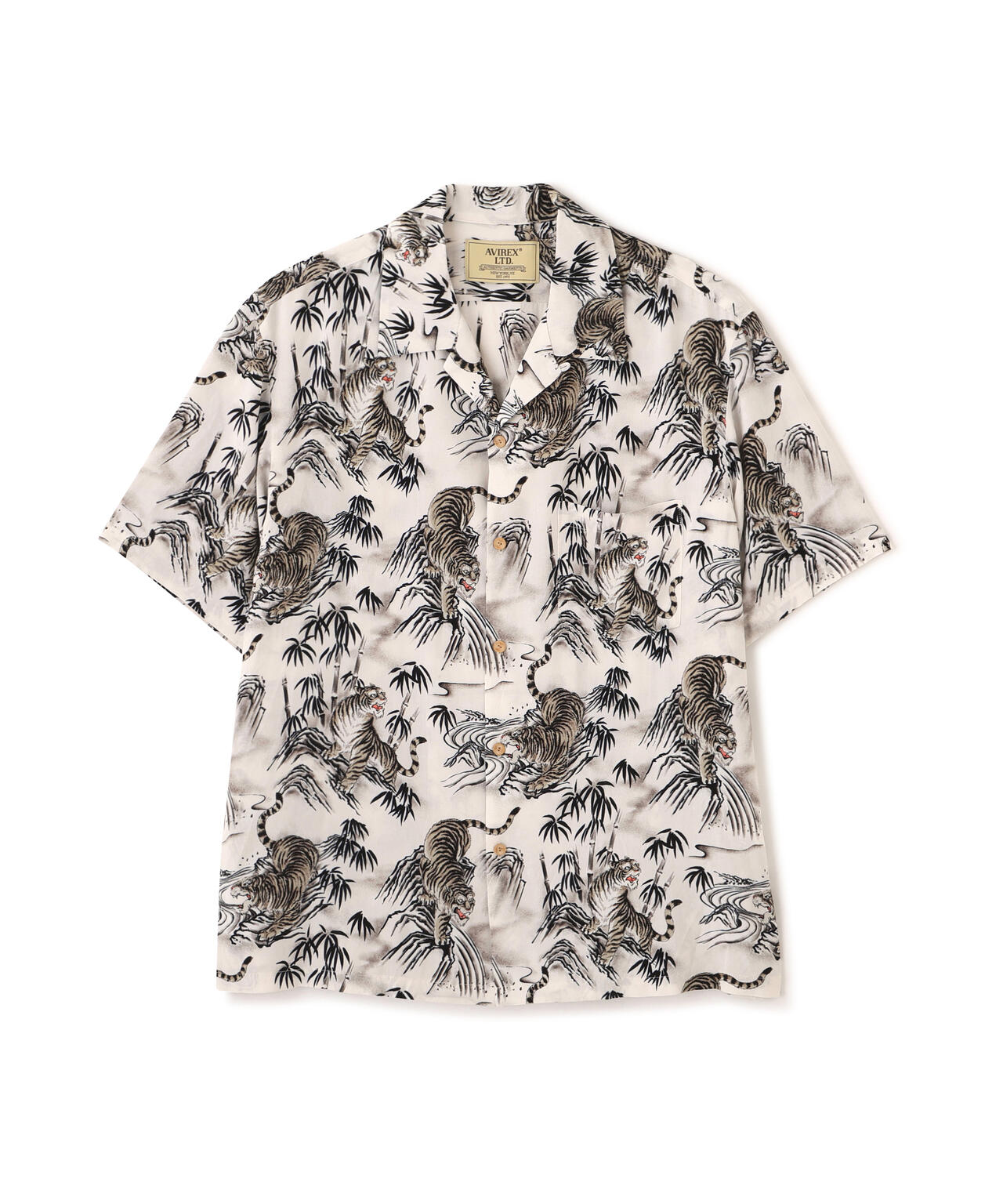 ALOHA SHIRT”TIGER & BAMBOO”