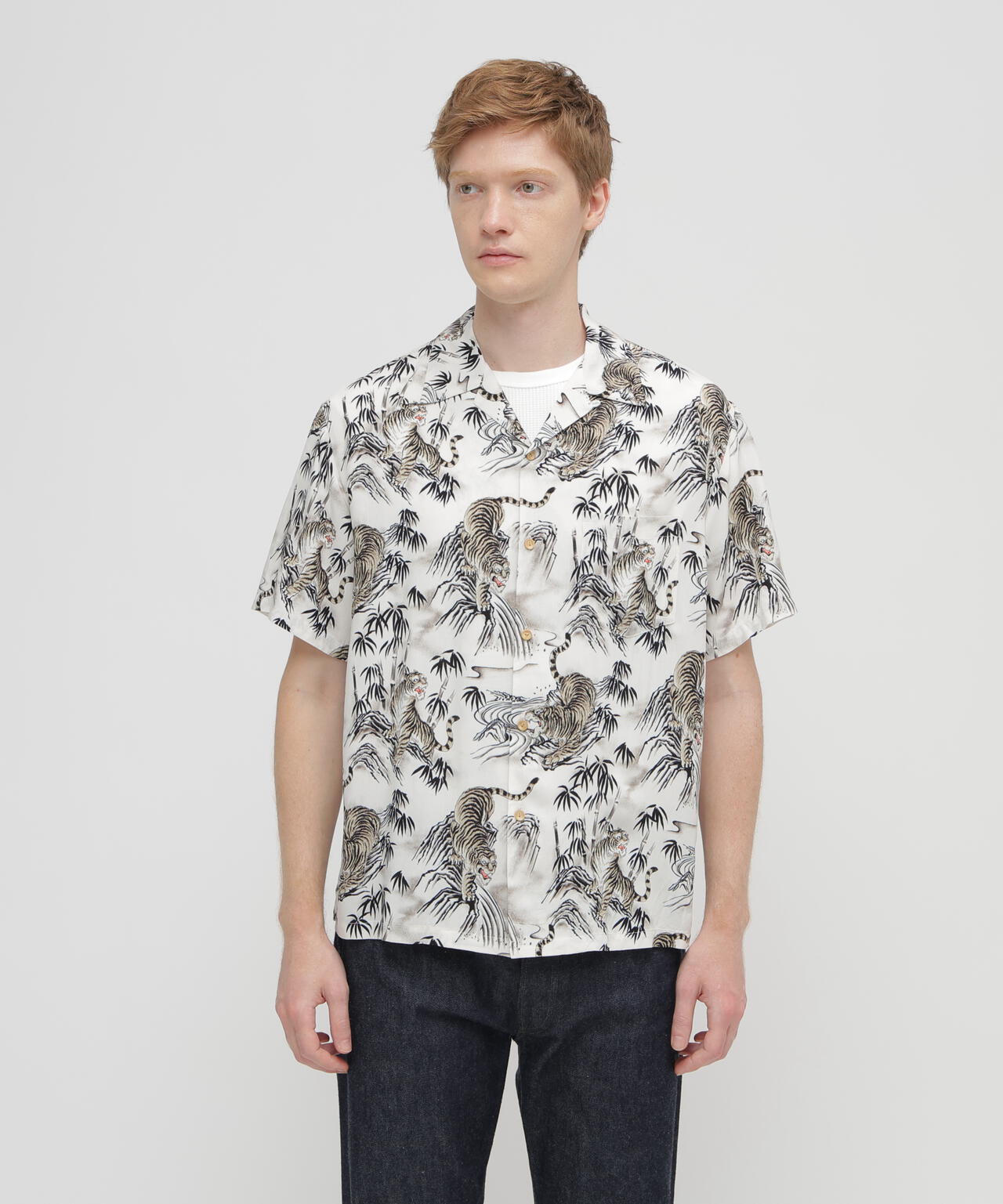 ALOHA SHIRT”TIGER & BAMBOO”