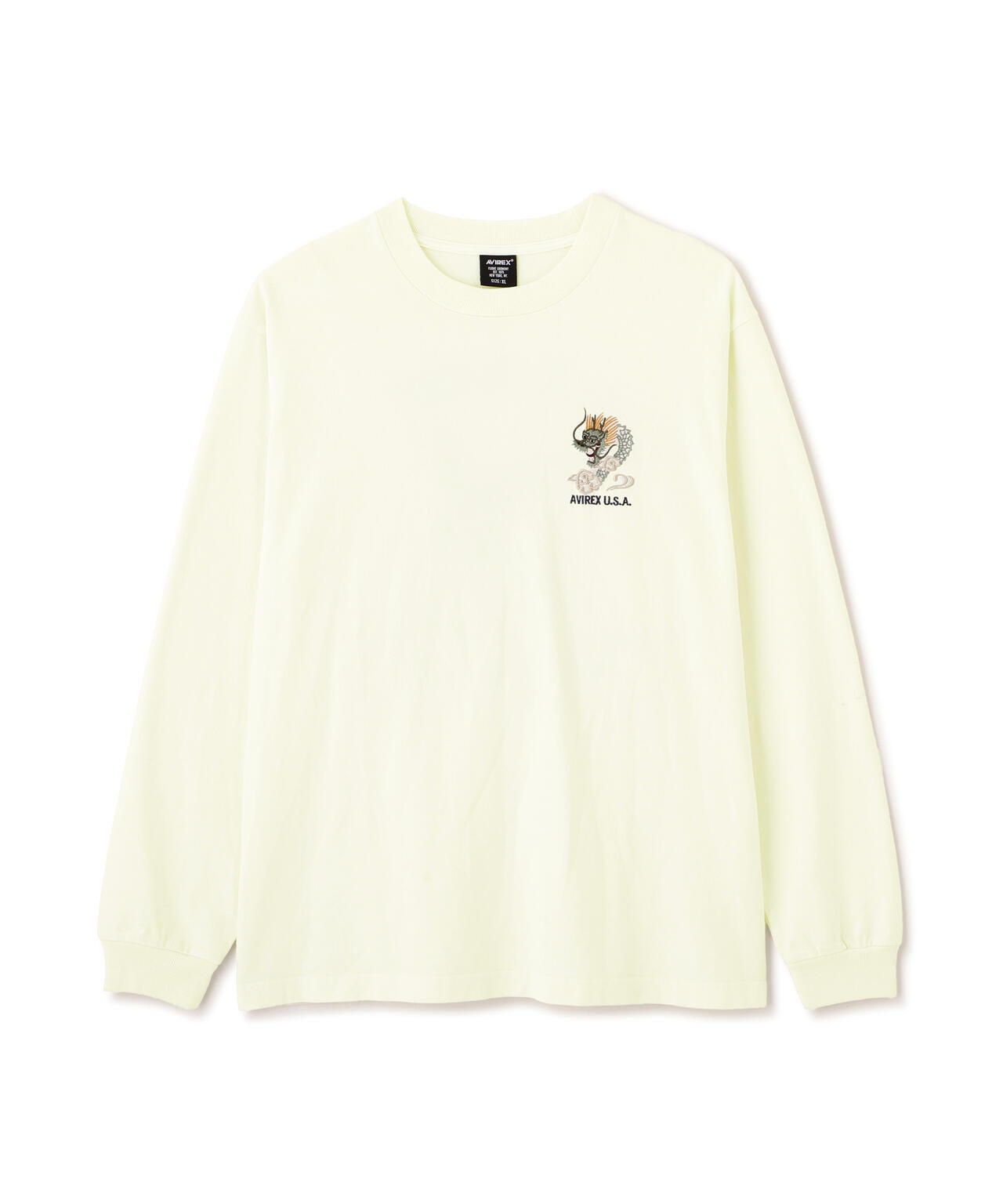 《NAVAL COLLECTION》SOUVENIR EMBROIDERY LONG SLEEVE T-SHIRT