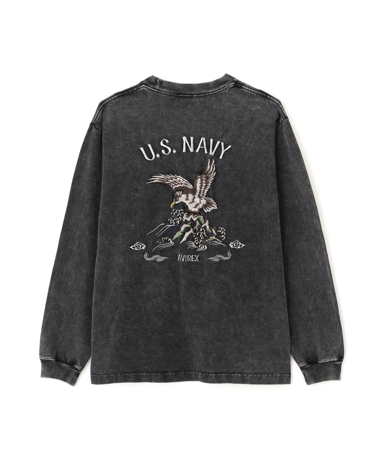 《NAVAL COLLECTION》SOUVENIR EMBROIDERY LONG SLEEVE T-SHIRT