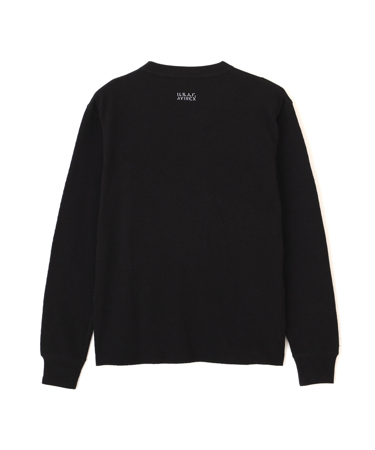 HONEYCOMB WAFFLE L/S CREW T-SHIRT